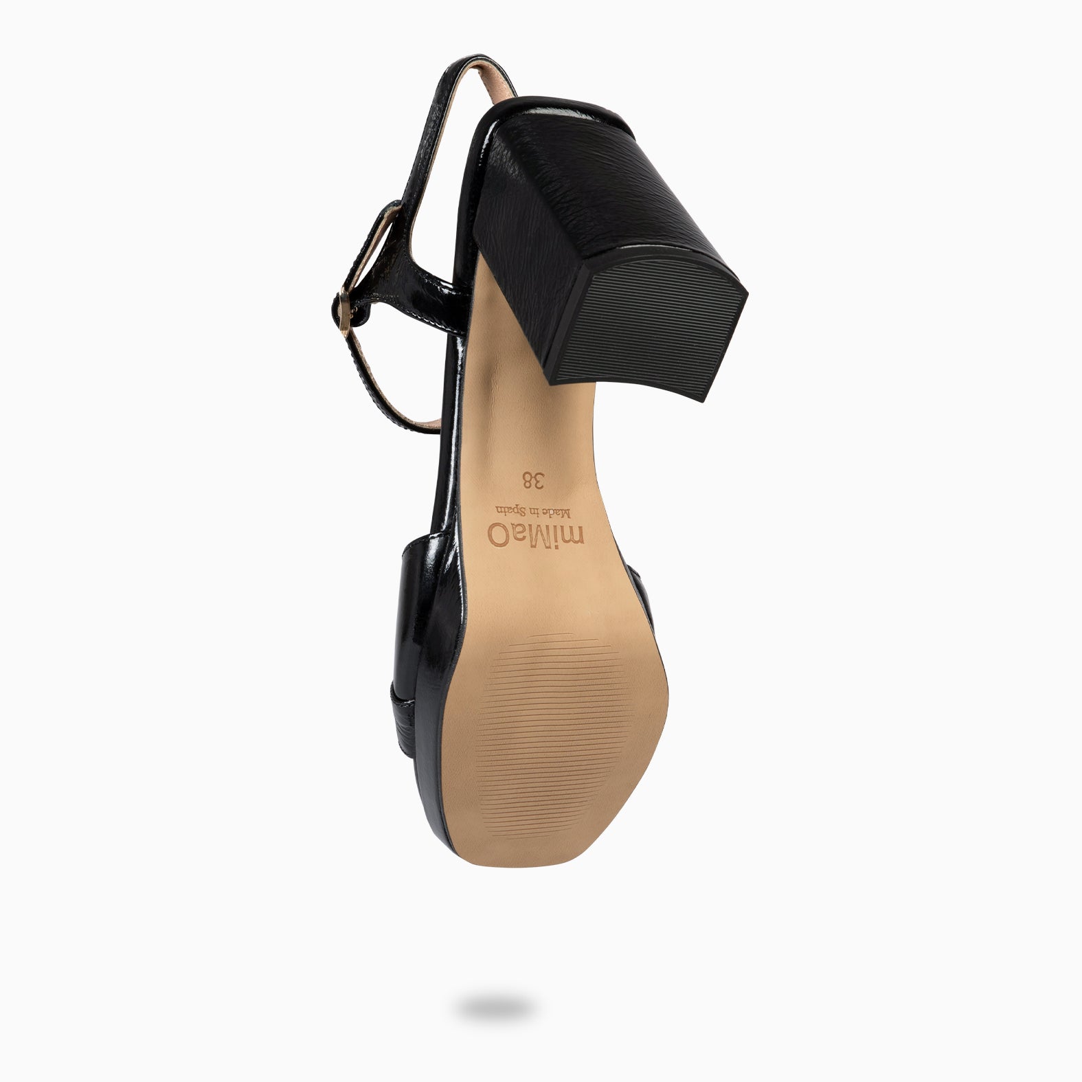 MICHELLE - ZAPATOS DE MUJER DE TACÓN ANCHO NEGRO - miMaO ®