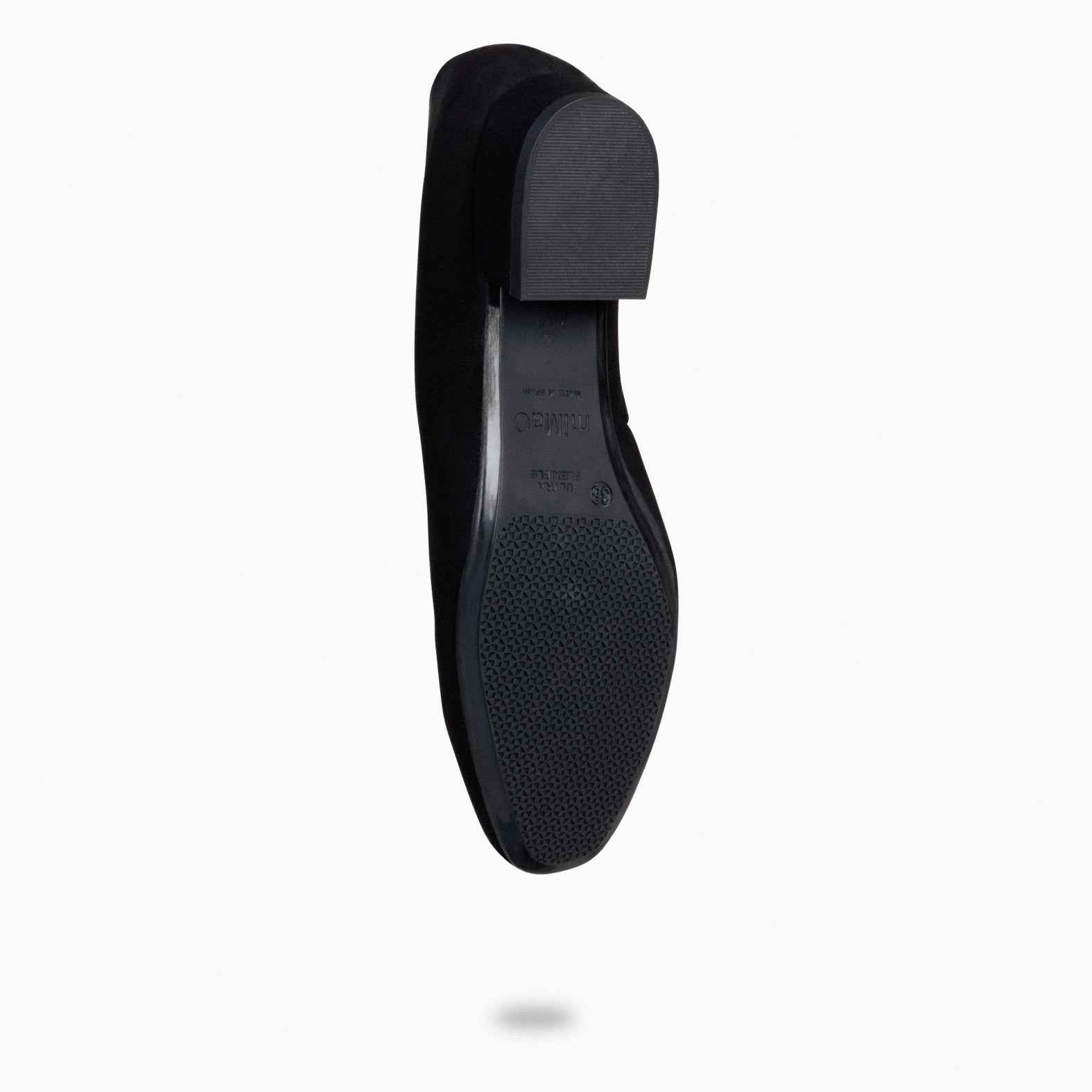 URBAN XS - Zapatos de tacón bajo de ante NEGRO - miMaO ®