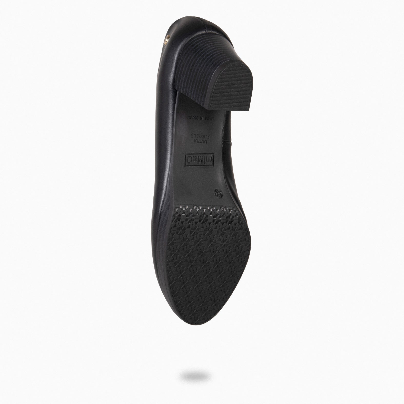 AZAFATA S - Zapatos de Tacón bajo con Plataforma NEGRO - miMaO ®