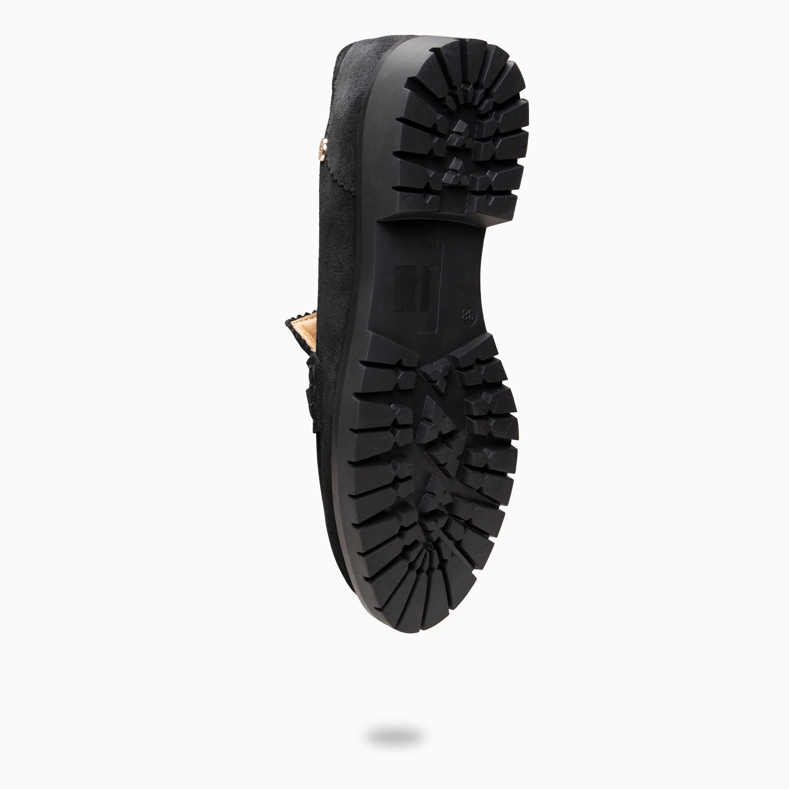 TREVILLA - Mocasín con aplique metálico NEGRO - miMaO ®
