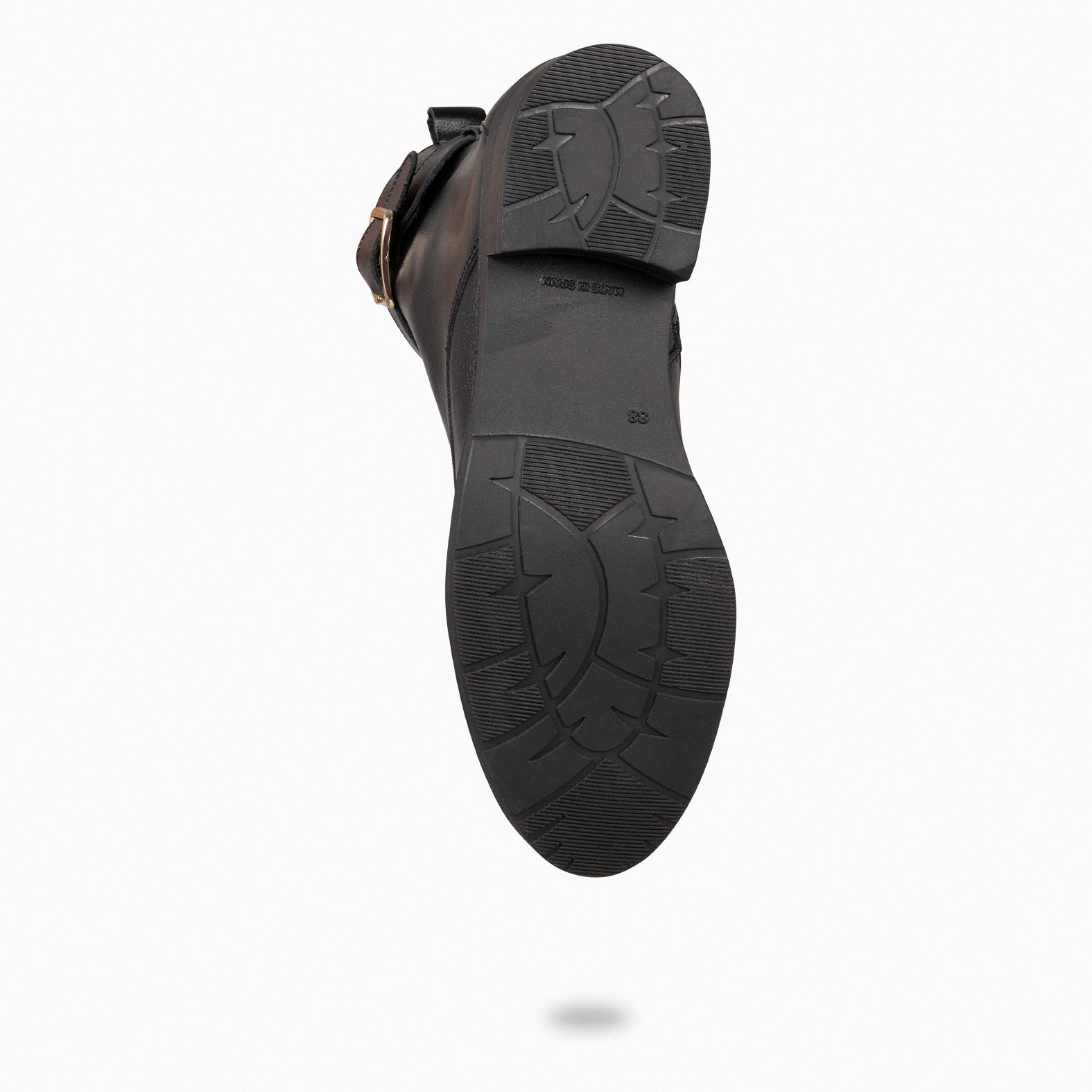 BELFAST – Botines con cordones de piel NEGRO - miMaO ®
