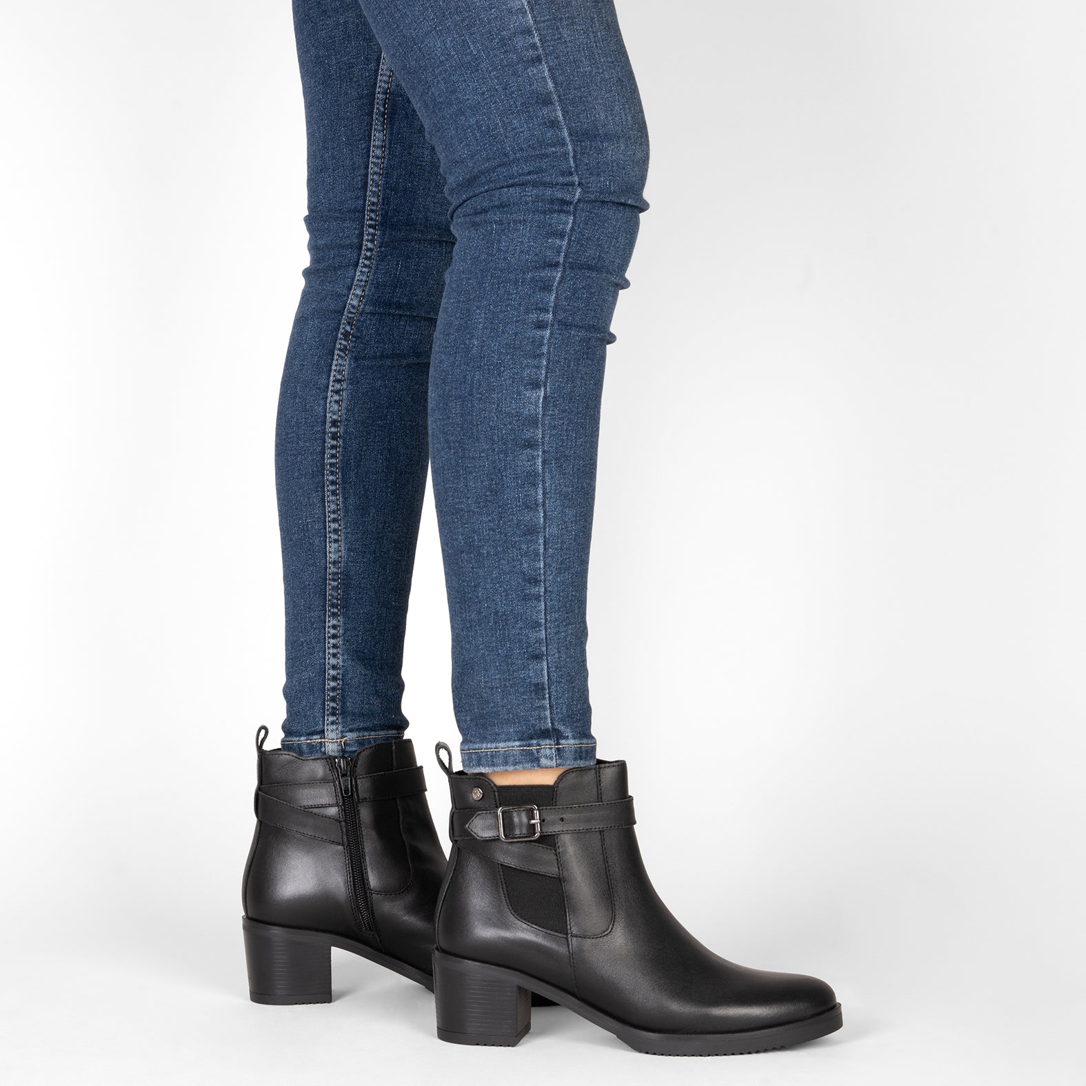 LEMY – Botines de piel en NEGRO - miMaO ®