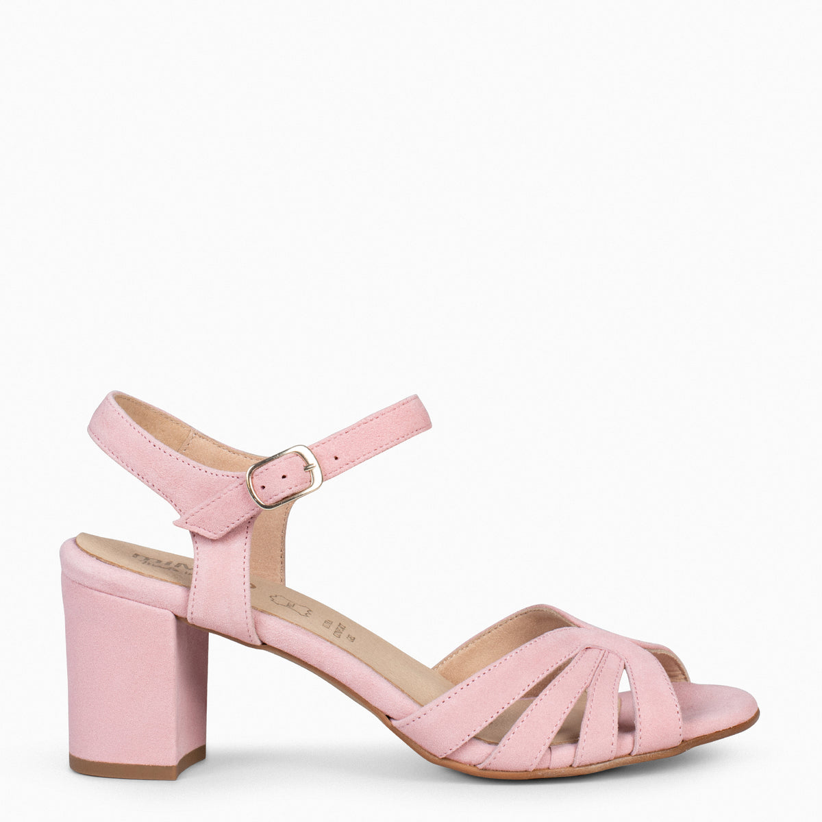 MUSE – PINK block heel sandals