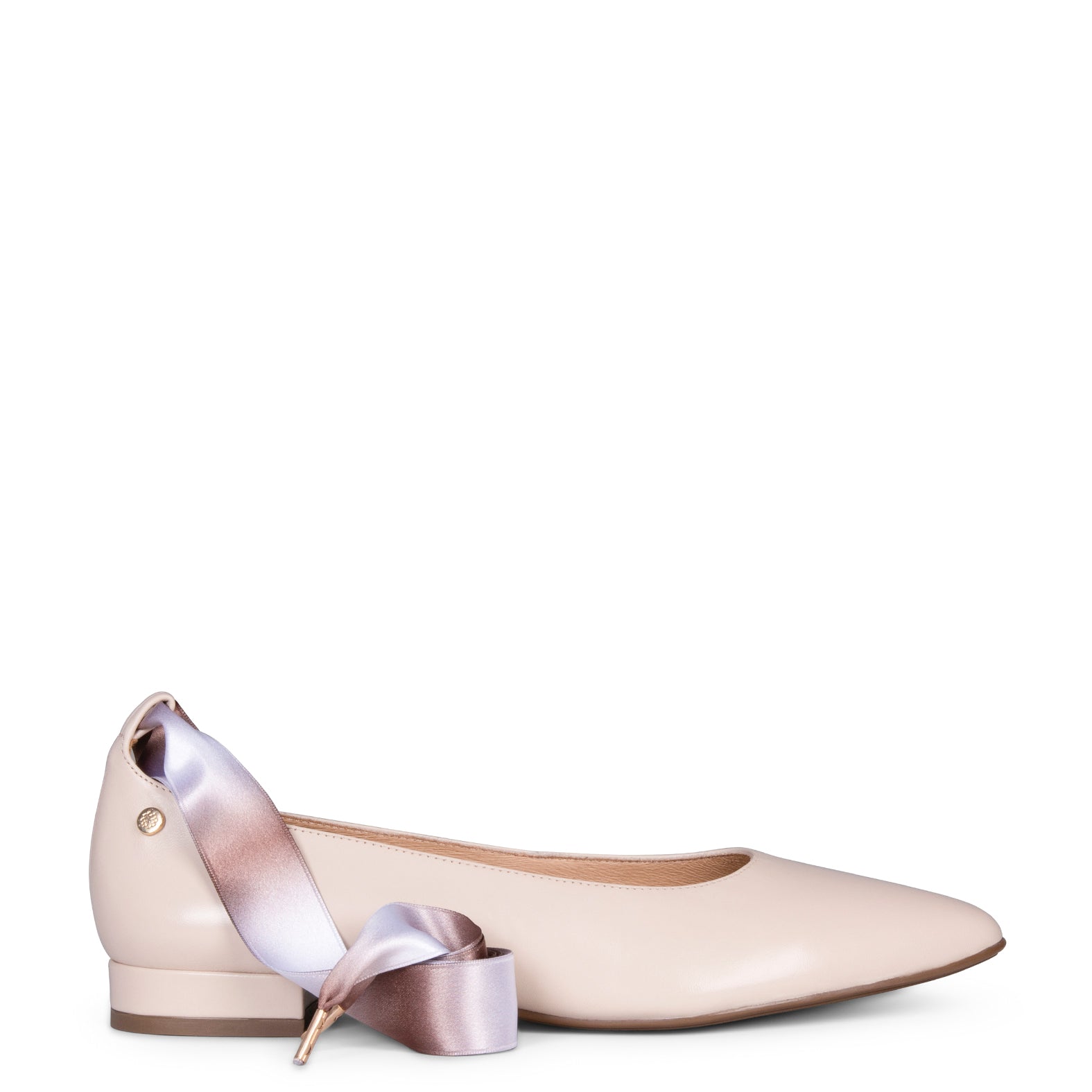AURORA – Merceditas elegantes con lazo NUDE - miMaO ®