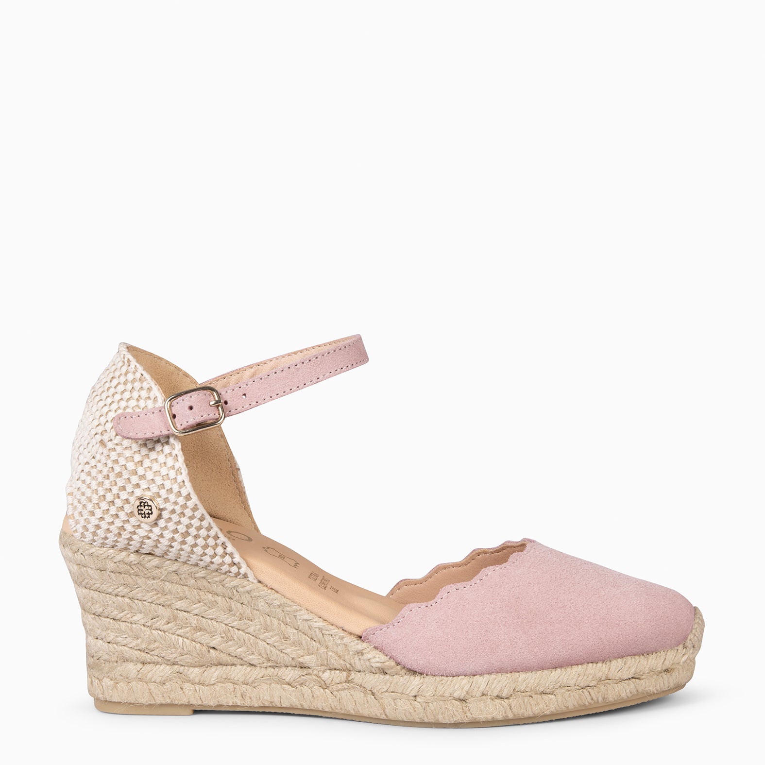 MIAMI - CUÑAS DE ESPARTO DE SERRAJE NUDE - miMaO ®