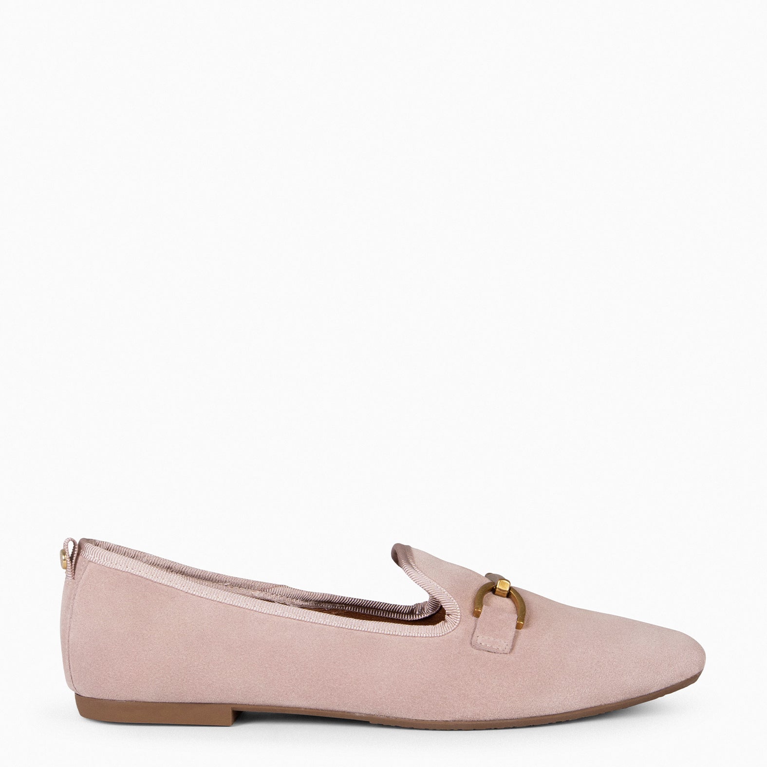 SLIPPER – Mocasines tacón bajo NUDE - miMaO ®