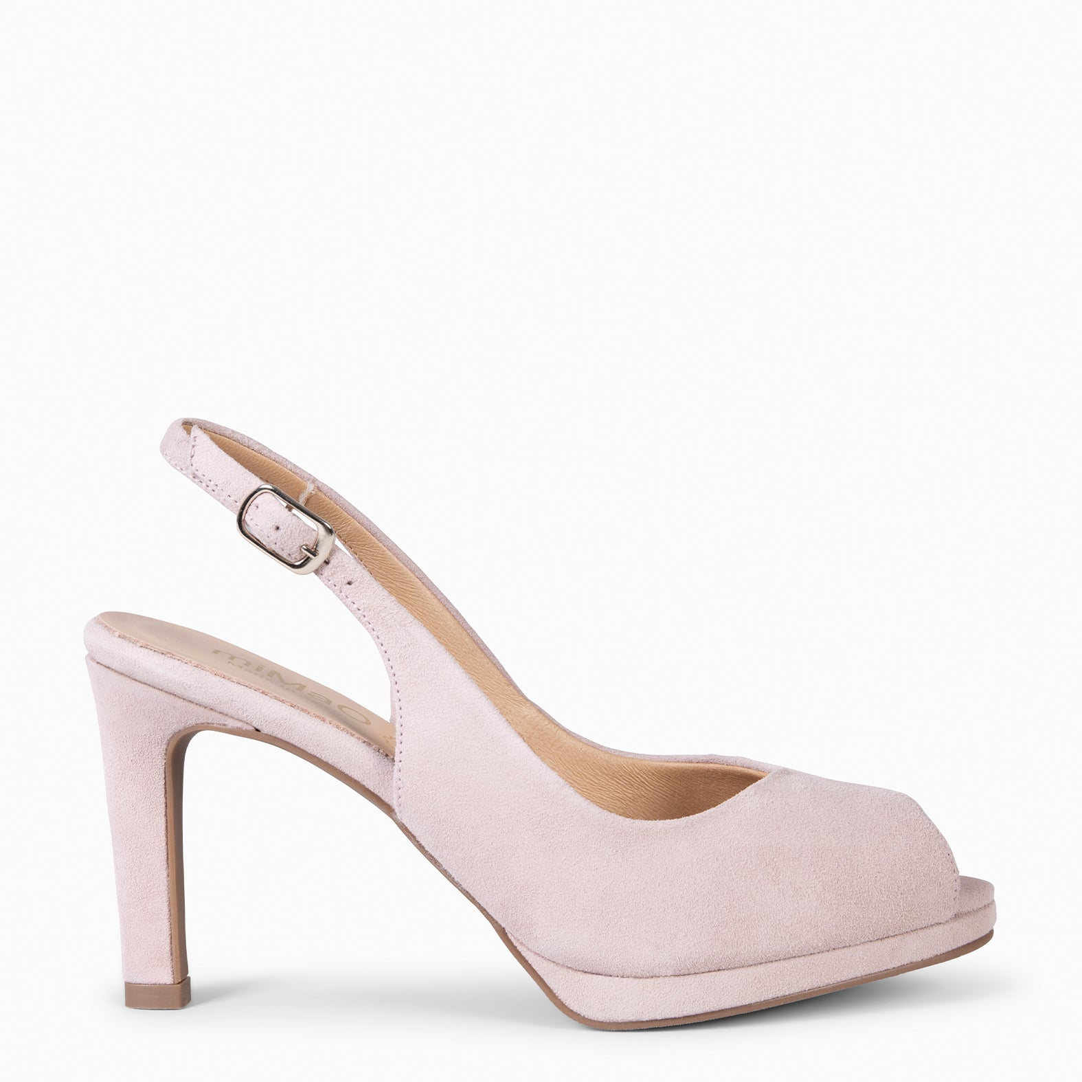ELSA - Zapatos de tacón alto destalonados NUDE - miMaO ®