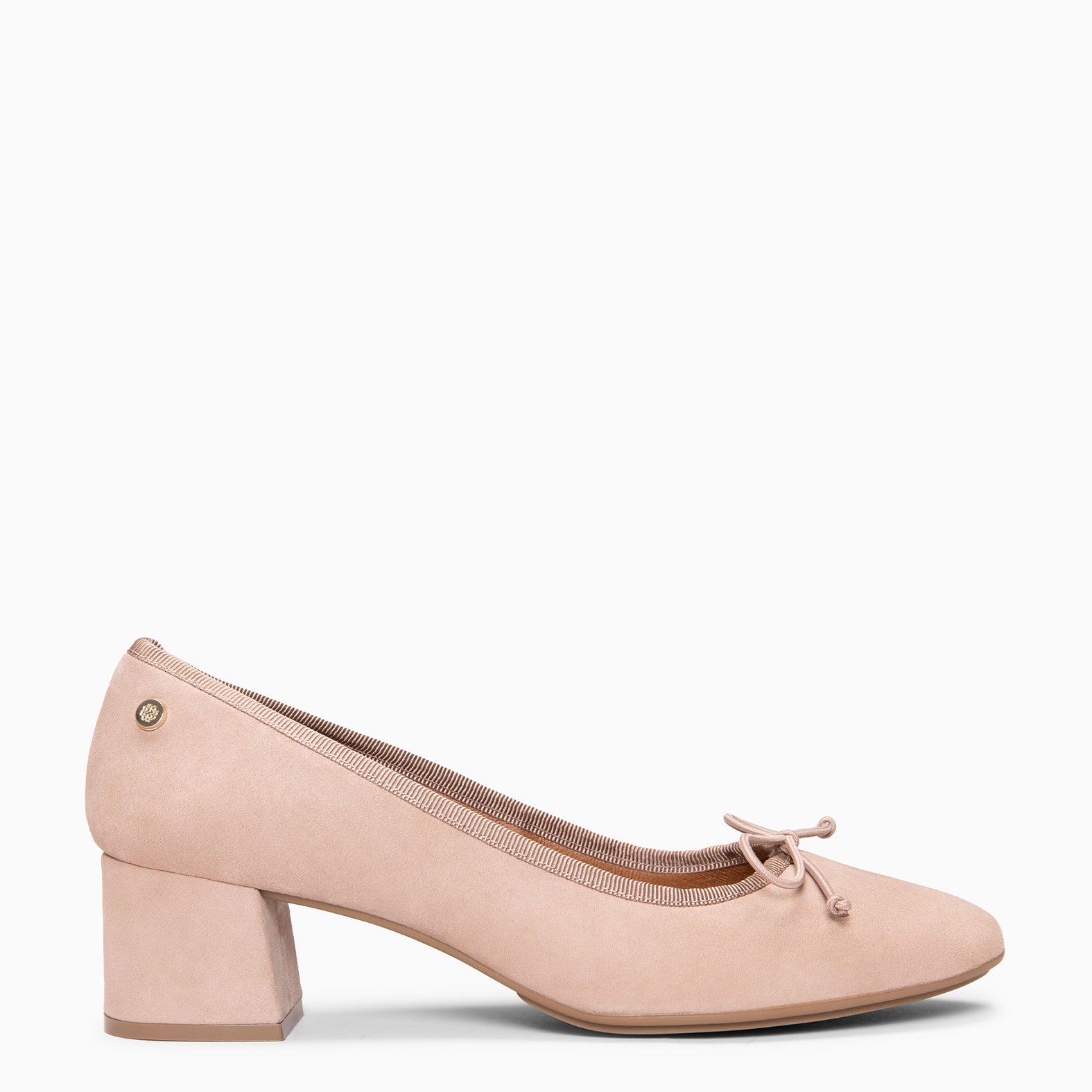 KIRIÉ - NUDE Low-heel ballerinas