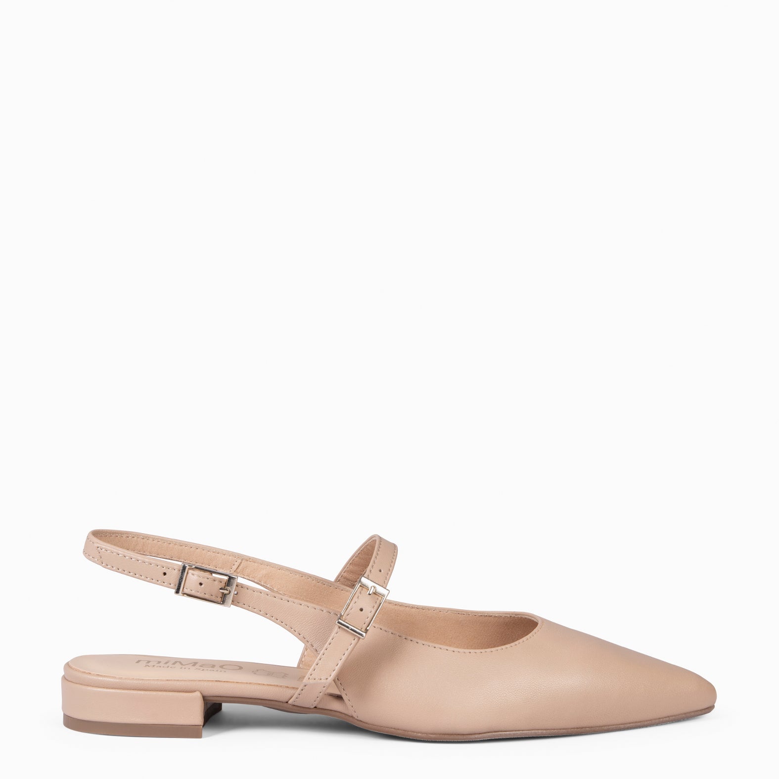 EVA - ZAPATOS ELEGANTES DESTALONADOS NUDE - miMaO ®