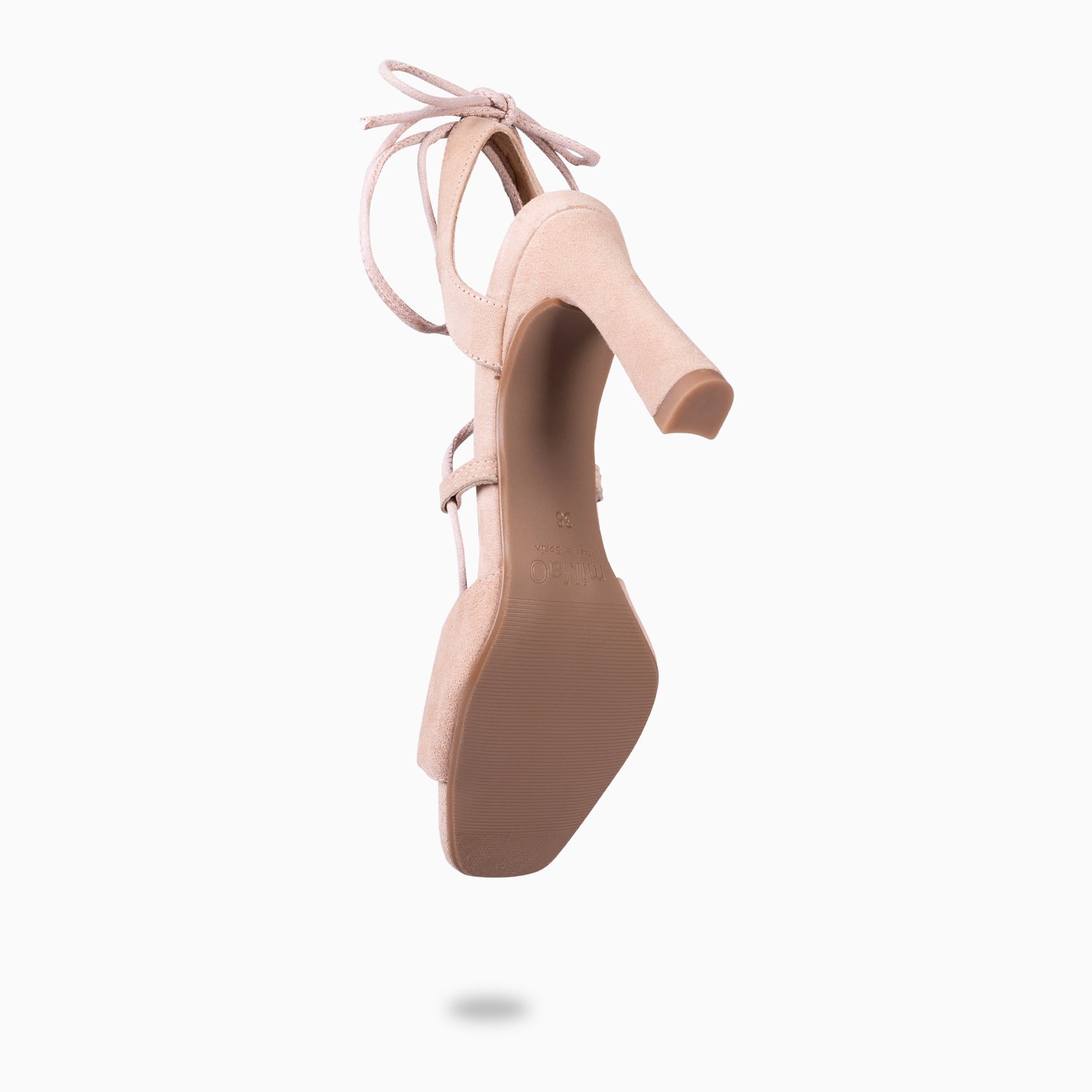 MÓNICA - SANDALIAS ELEGANTES DE TACÓN NUDE - miMaO ®