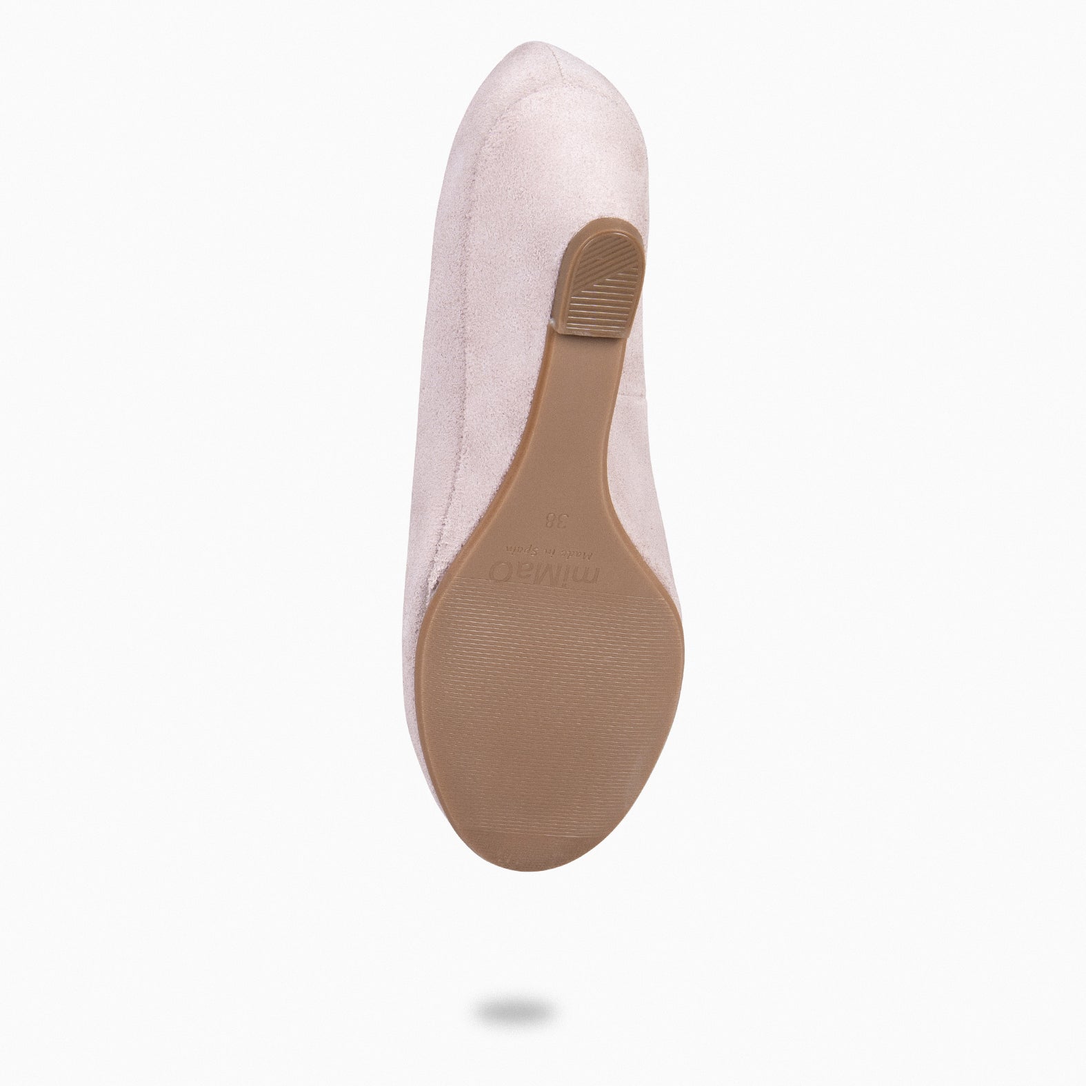 REDONDO CUÑA – Zapato de mujer con cuña NUDE - miMaO ®