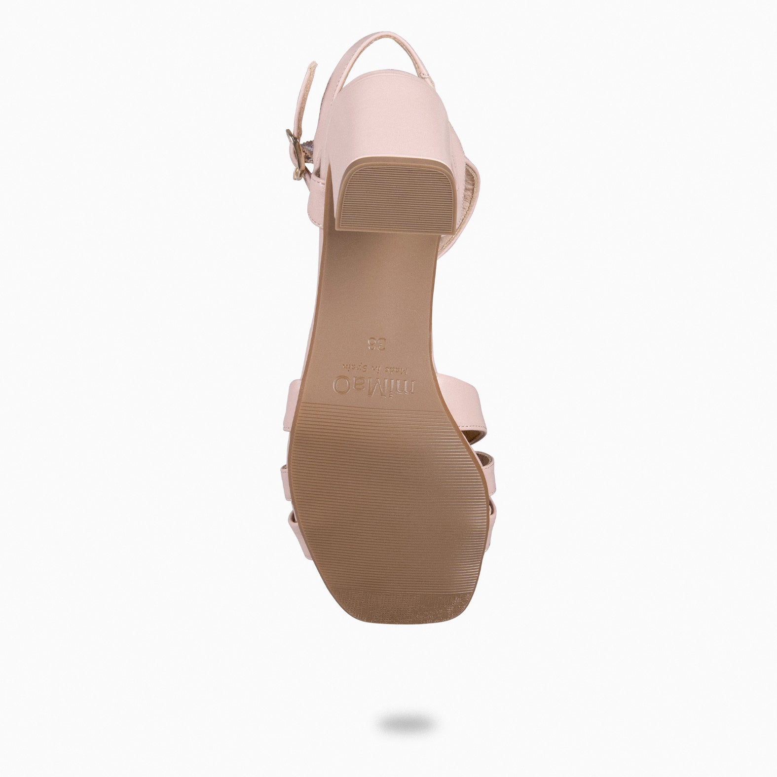 PAULA - Sandalias de fiesta con tacón NUDE - miMaO ®