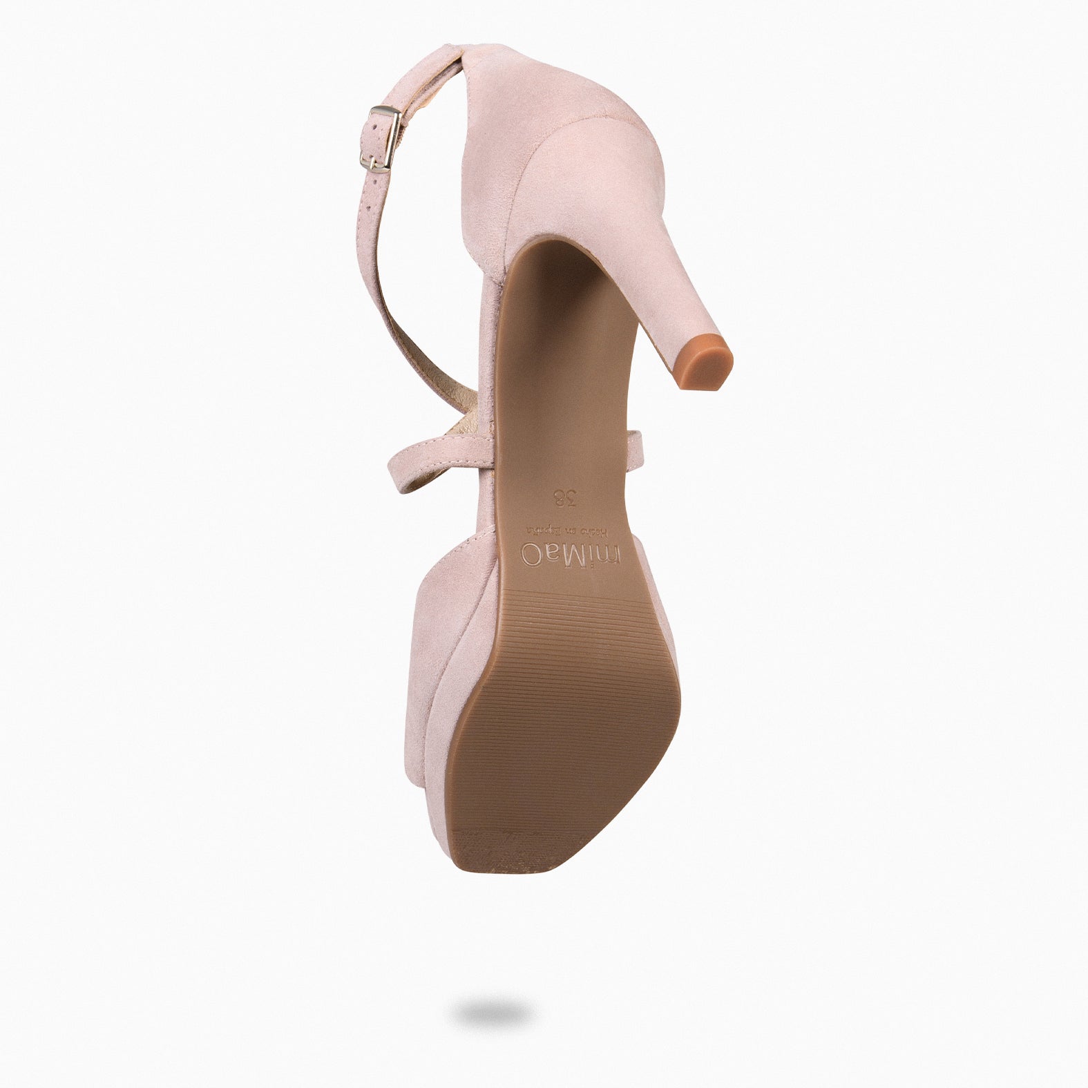 ROSSA - Sandalia de fiesta con tacón NUDE - miMaO ®