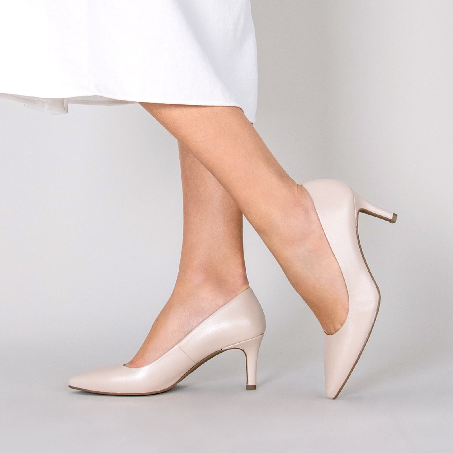 STILETTO SALÓN - Zapatos de tacón de aguja NUDE NACARADO - miMaO ®
