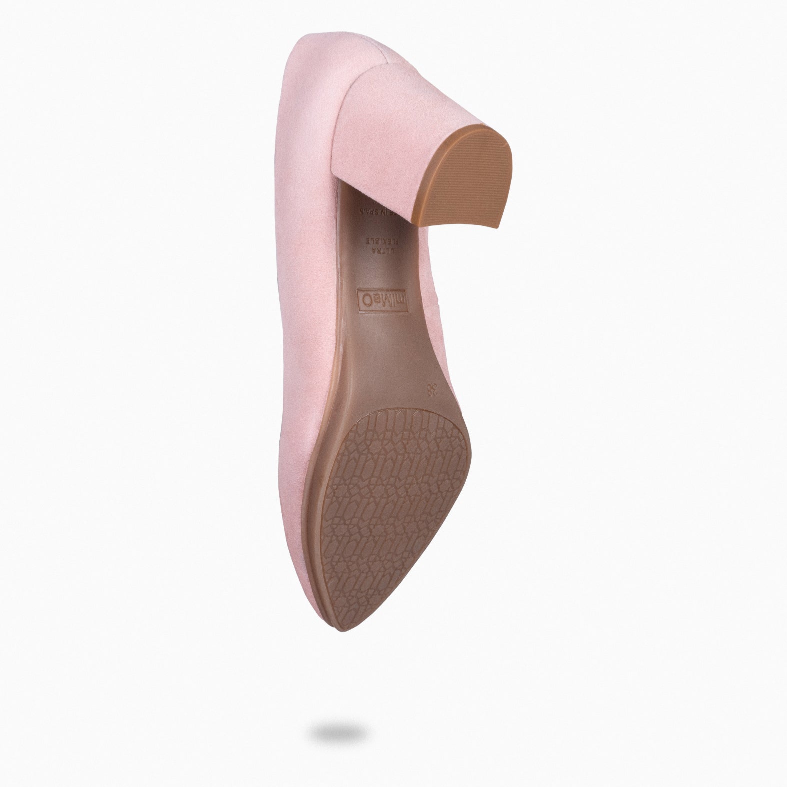 URBAN S - Escarpins à talon moyen en daim ROSE