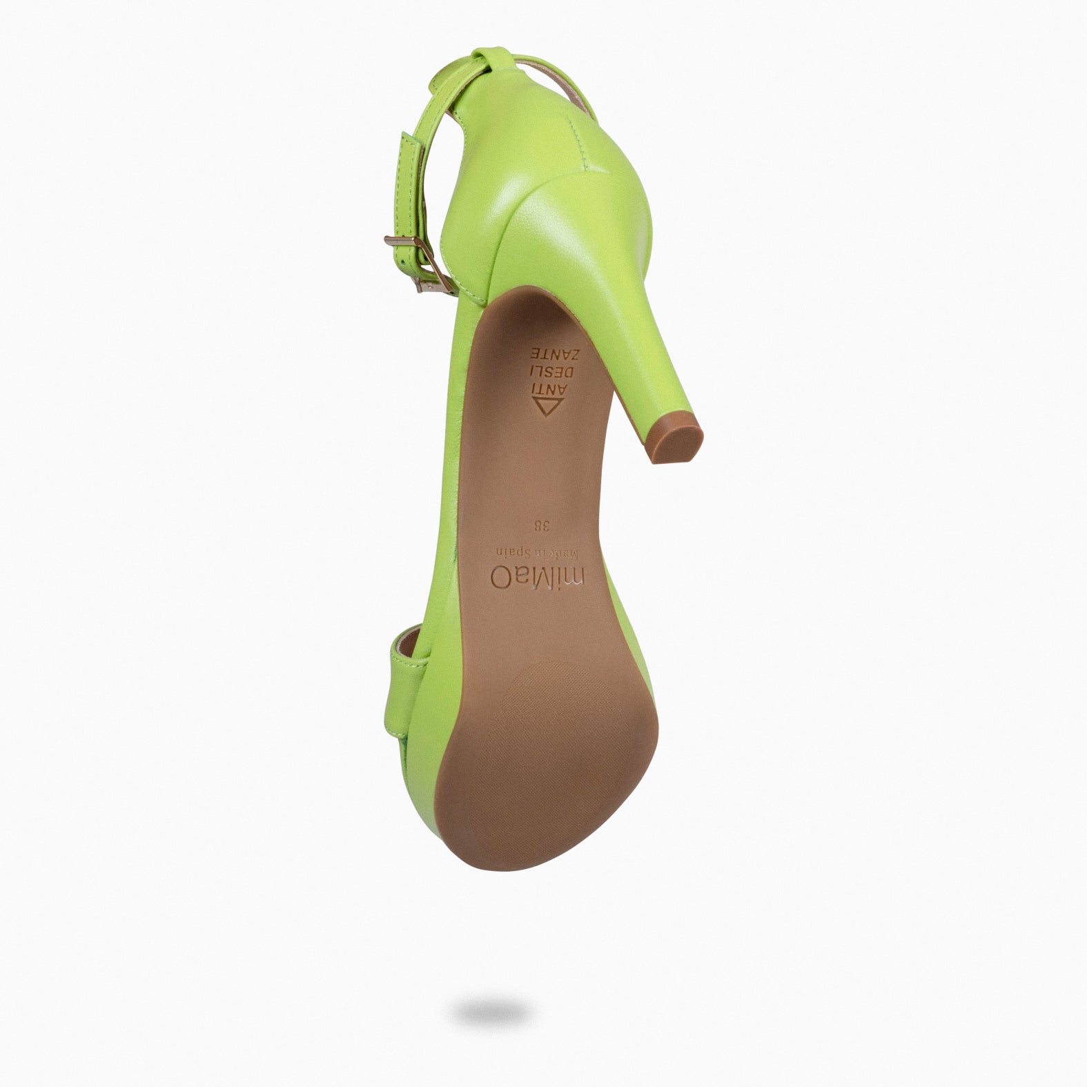 FIESTA - Sandales à talon haut et plateforme VERT