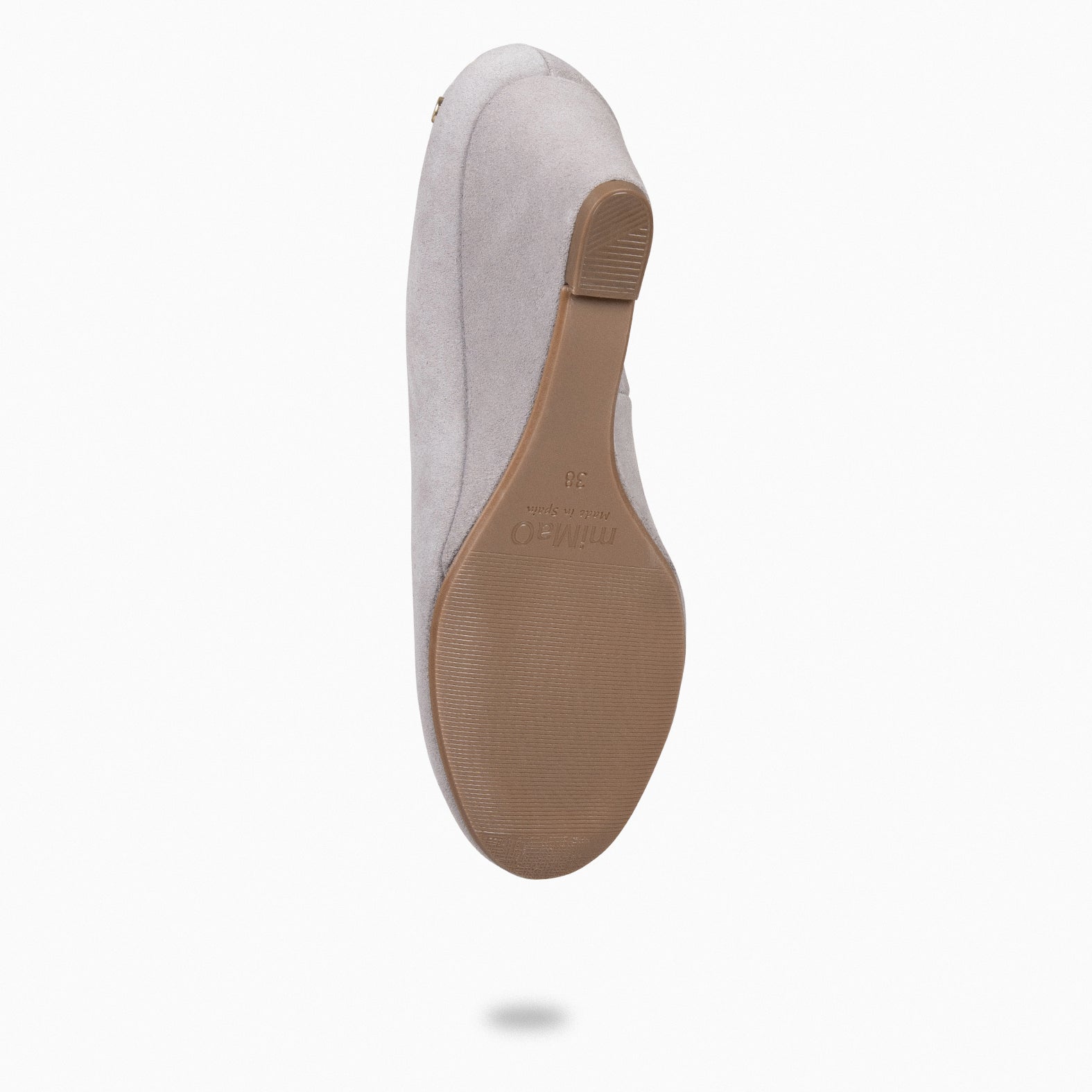 REDONDO CUÑA – Zapato de mujer con cuña GRIS - miMaO ®