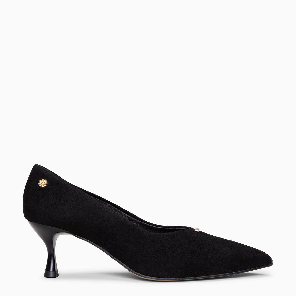 BERTA - Zapatos de tacón kitten NEGRO