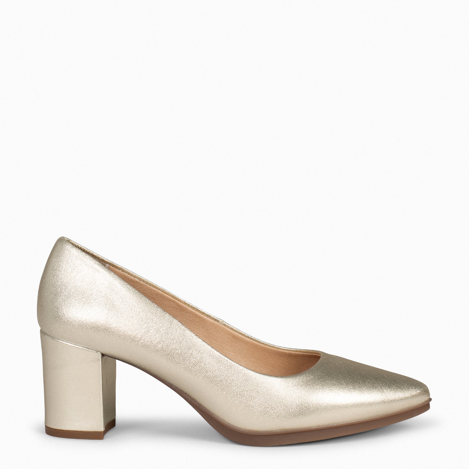 URBAN S SPLASH - Zapatos de tacón metalizados PLATINO - miMaO ®