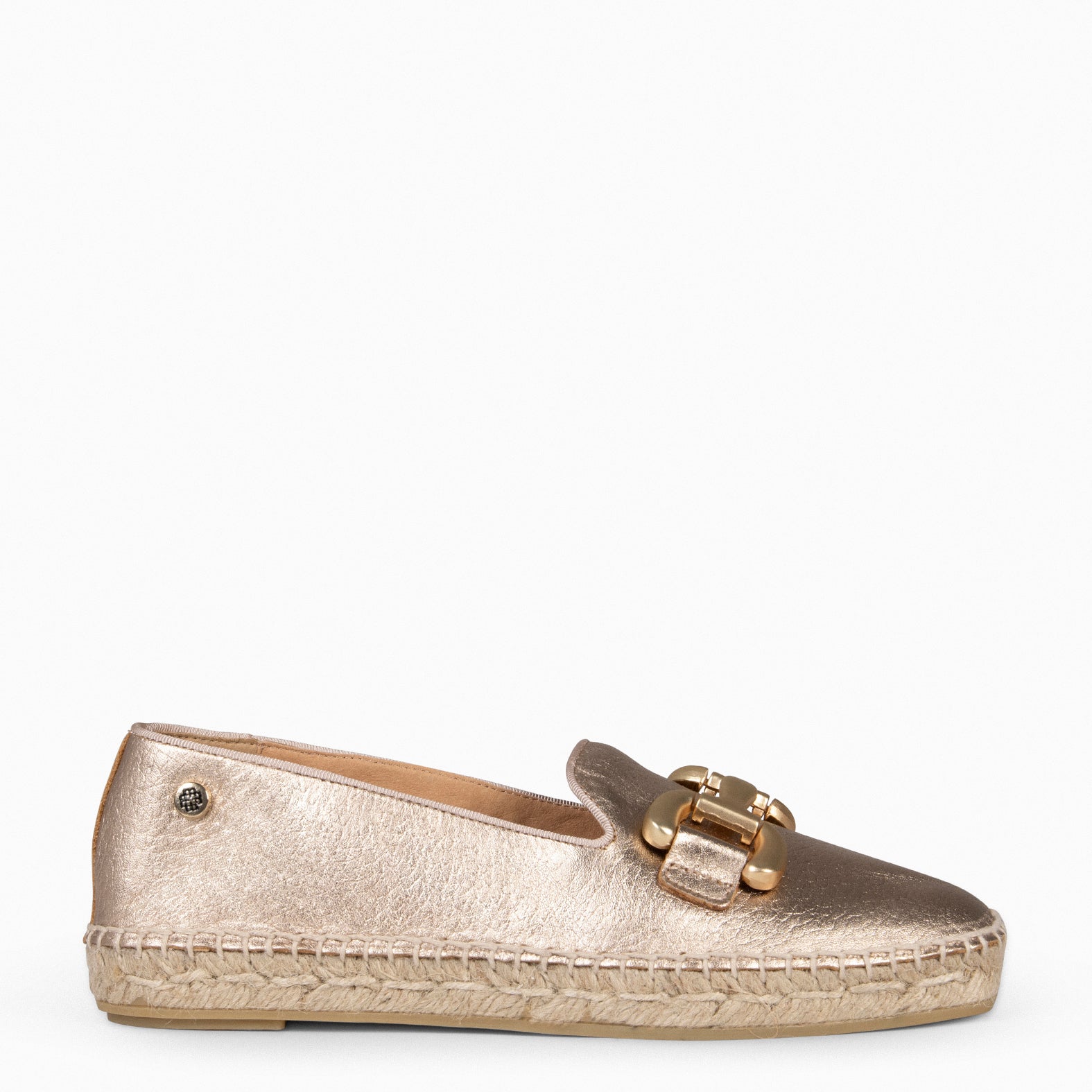 MERAYA - ALPARGATA ELEGANTE DORADO - miMaO ®
