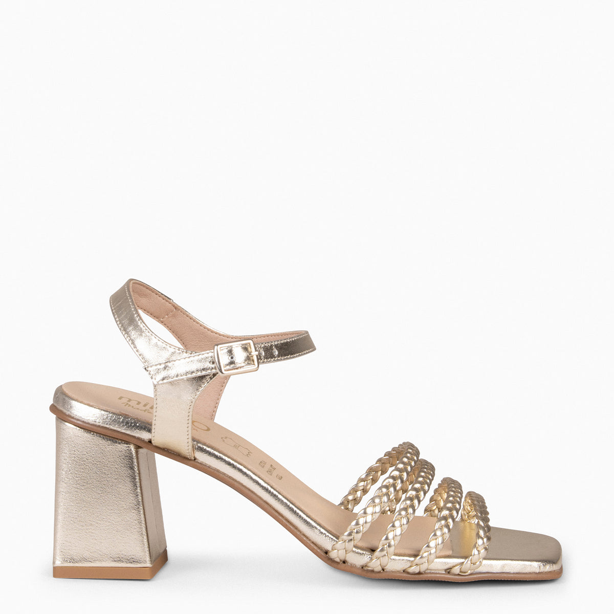 TINA - Sandalias elegantes para fiesta PLATINO