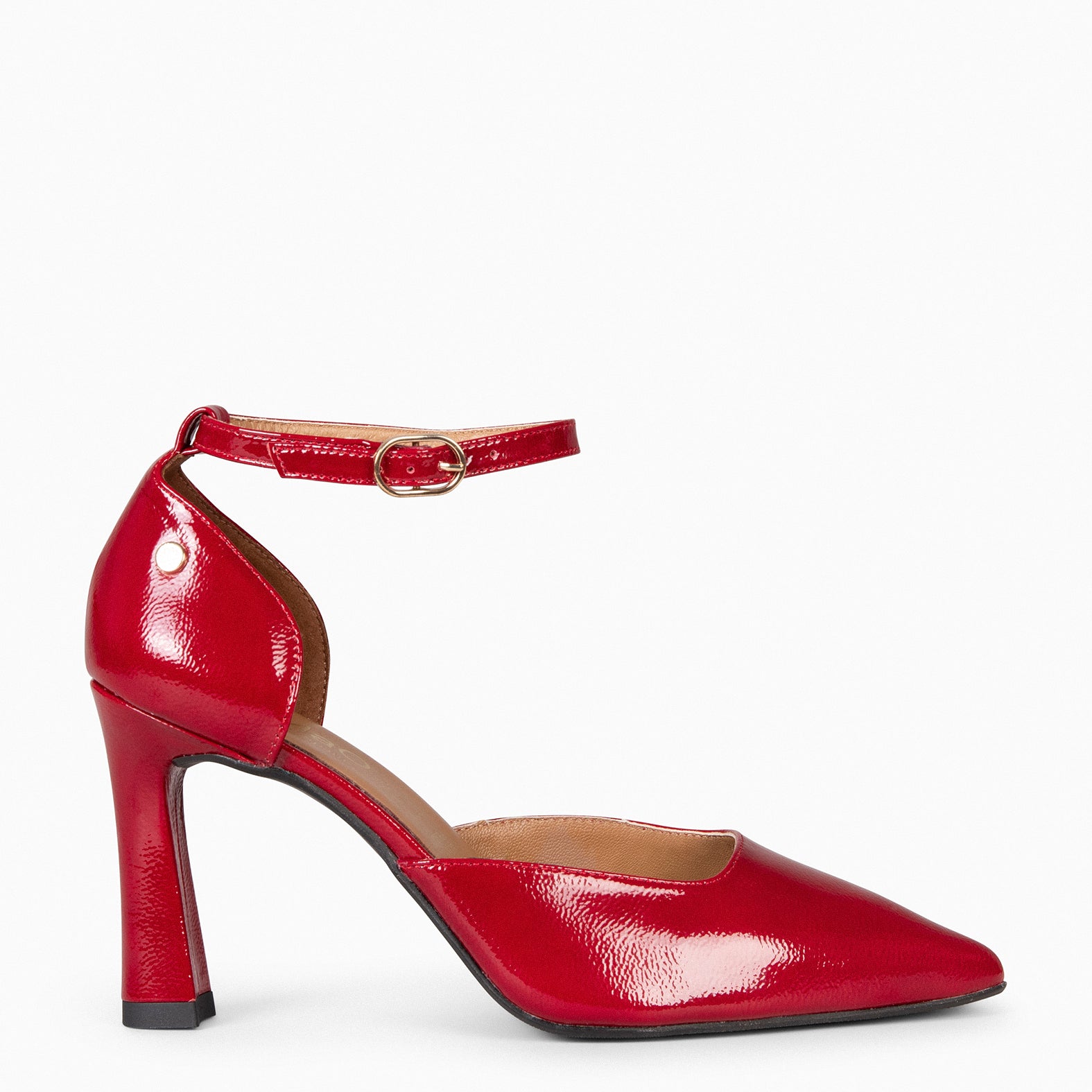 AINHOA - Zapato de tacón punta fina ROJO - miMaO ®