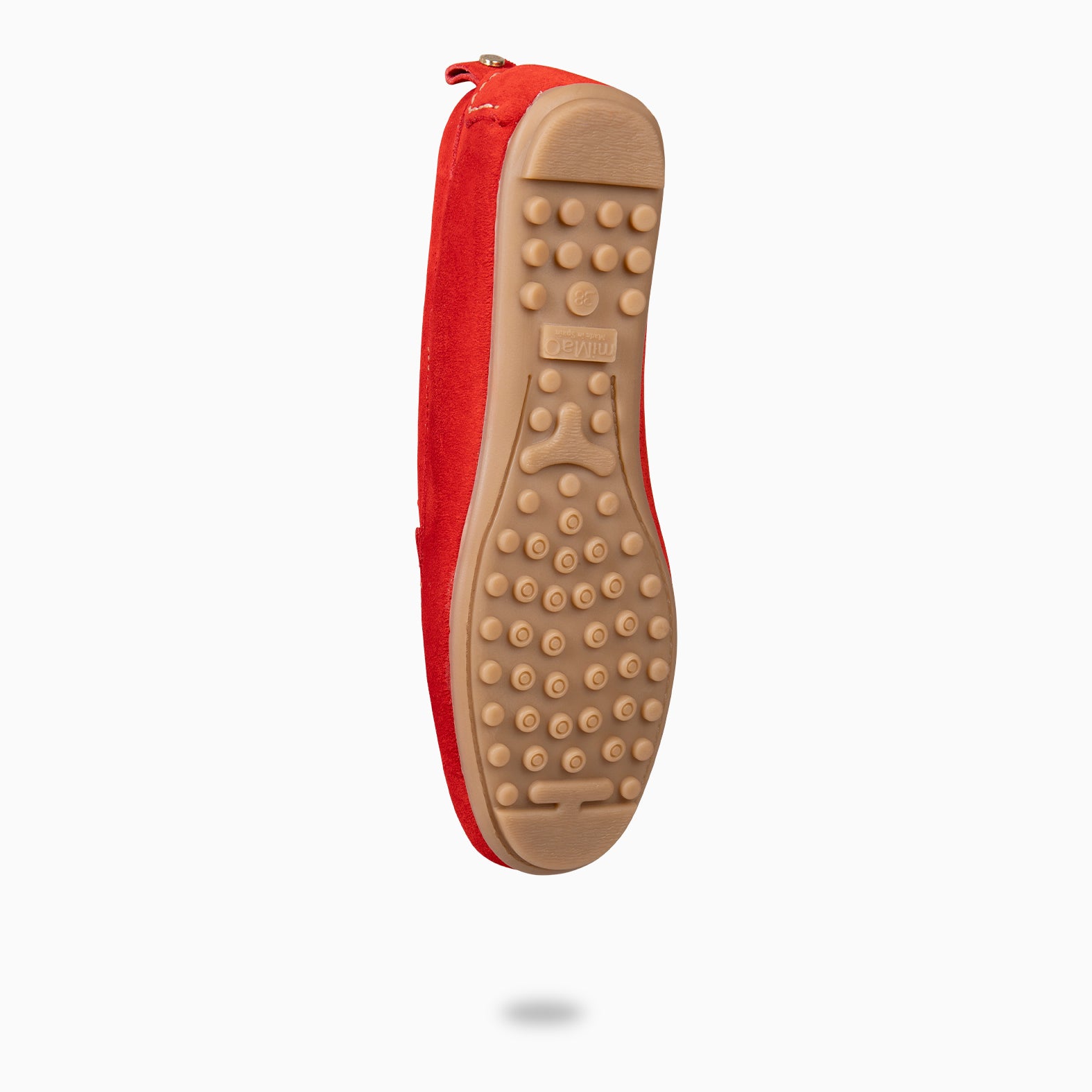MONTEZ – Mocasín plano con plantilla extraíble ROJO - miMaO ®
