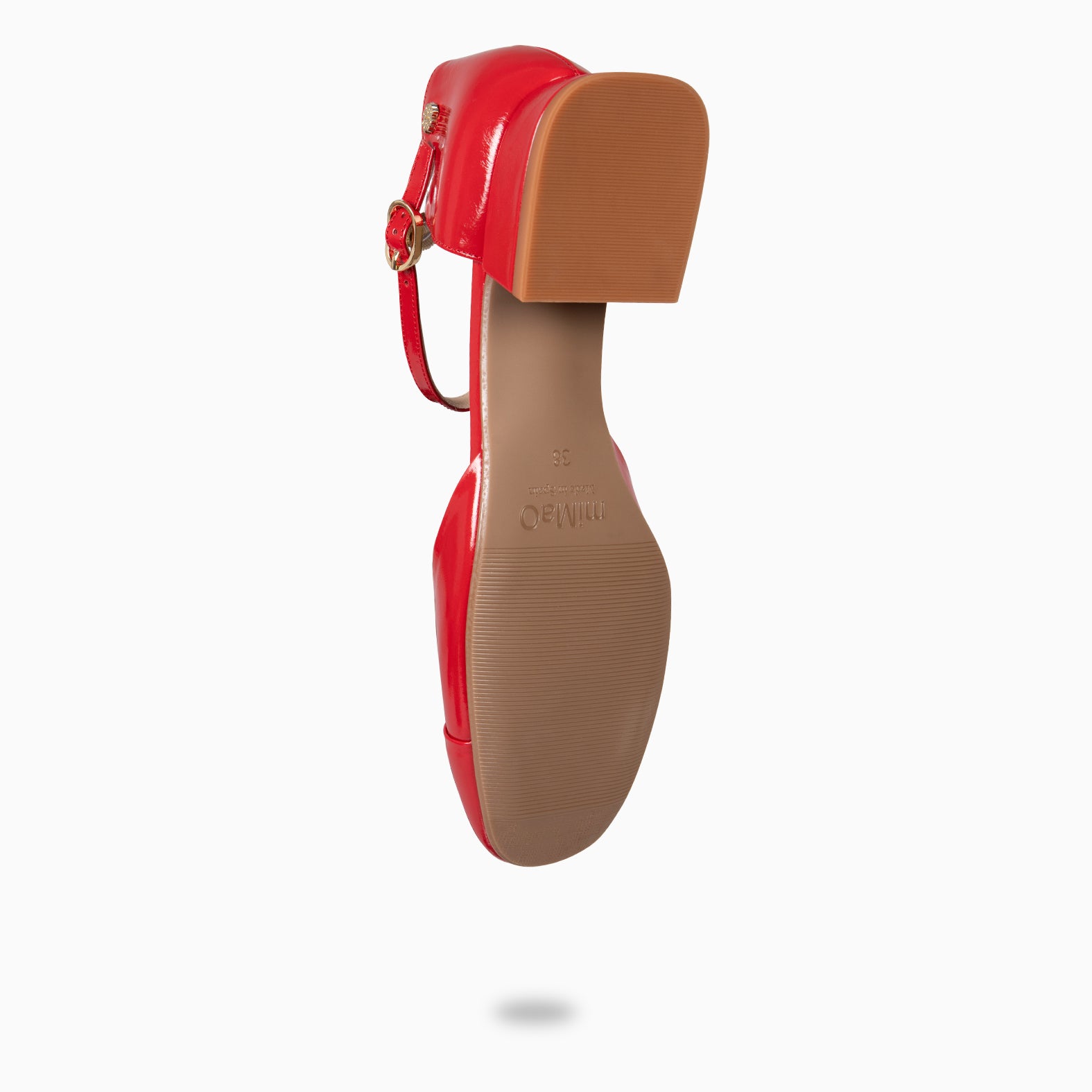 EMILY - ZAPATOS DE TACÓN BAJO ROJO - miMaO ®