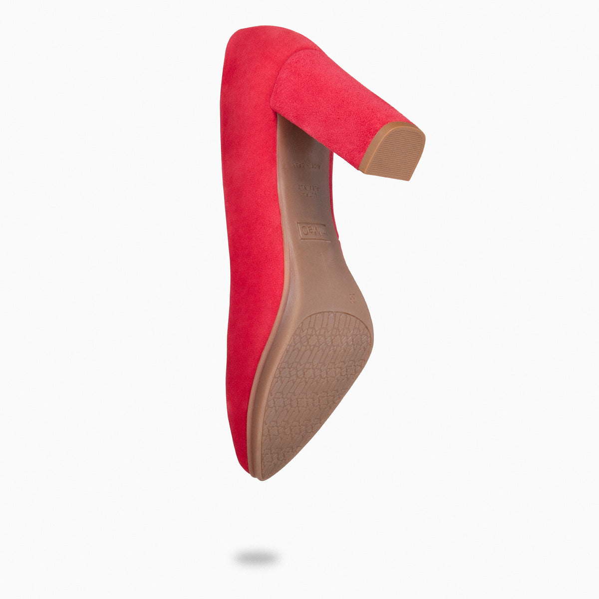 URBAN - Zapatos de tacón alto de ante ROJO