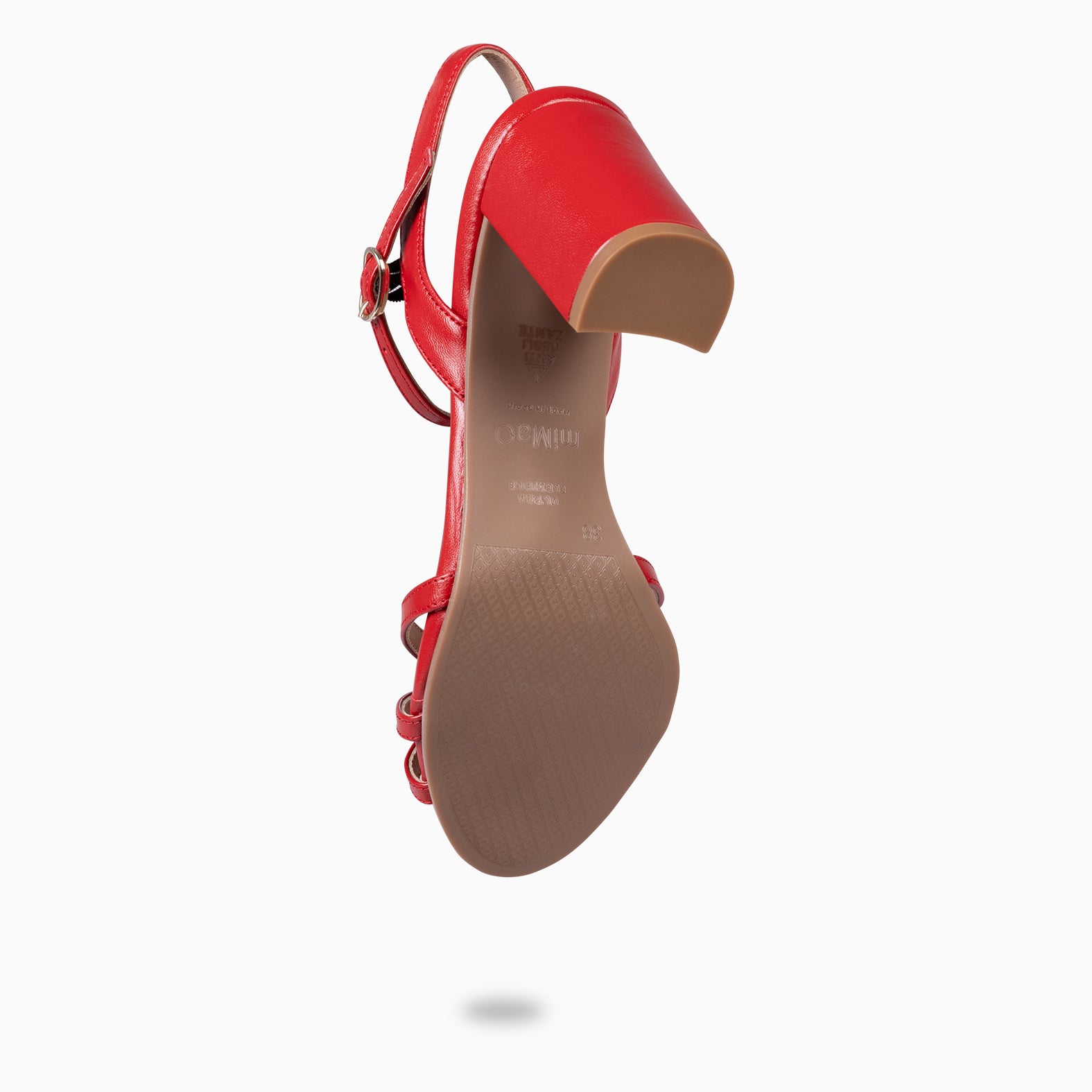 SONIA - SANDALIAS ELEGANTES DE TACÓN ALTO ROJO - miMaO ®