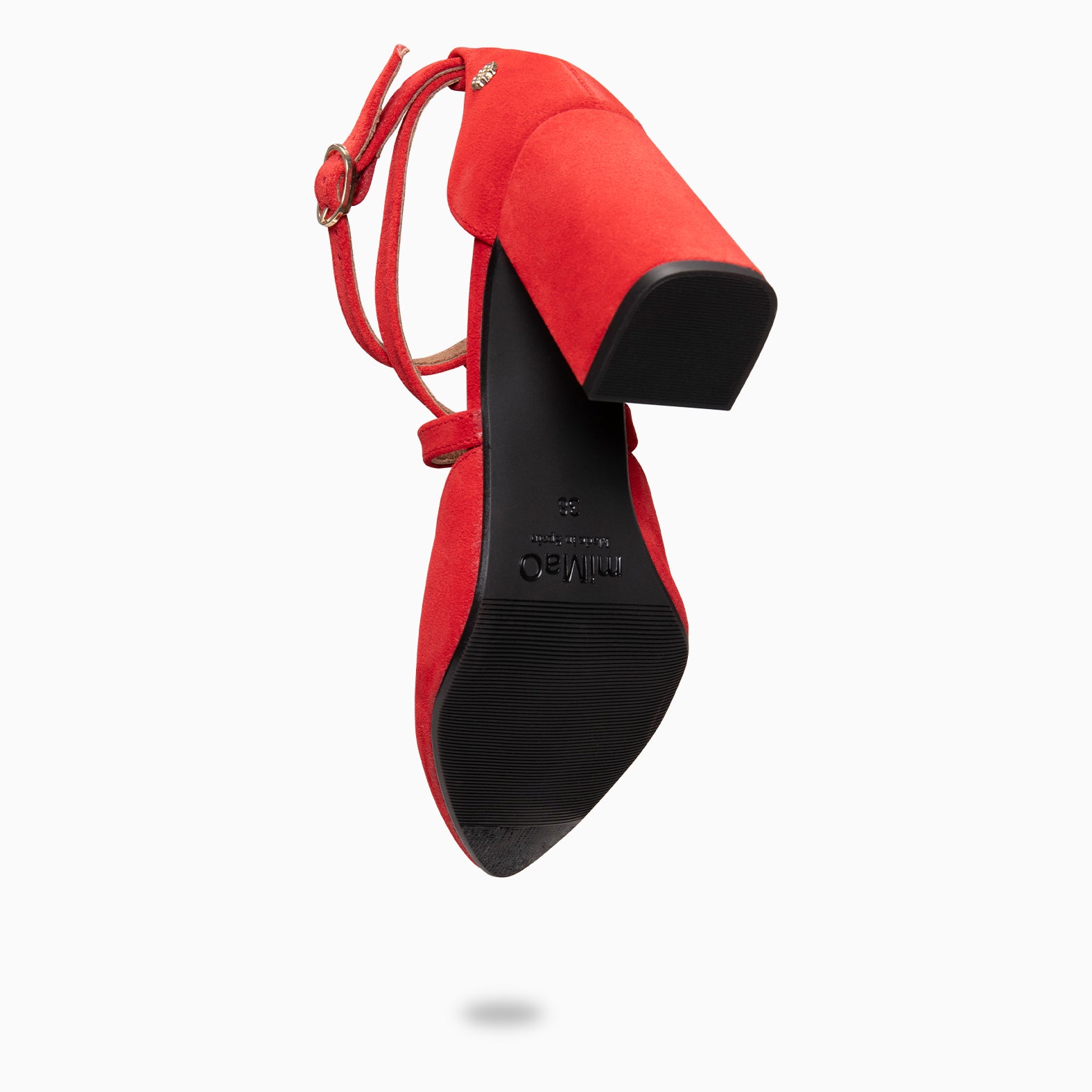 ARIEL - Zapato de tacón ancho ROJO - miMaO ®