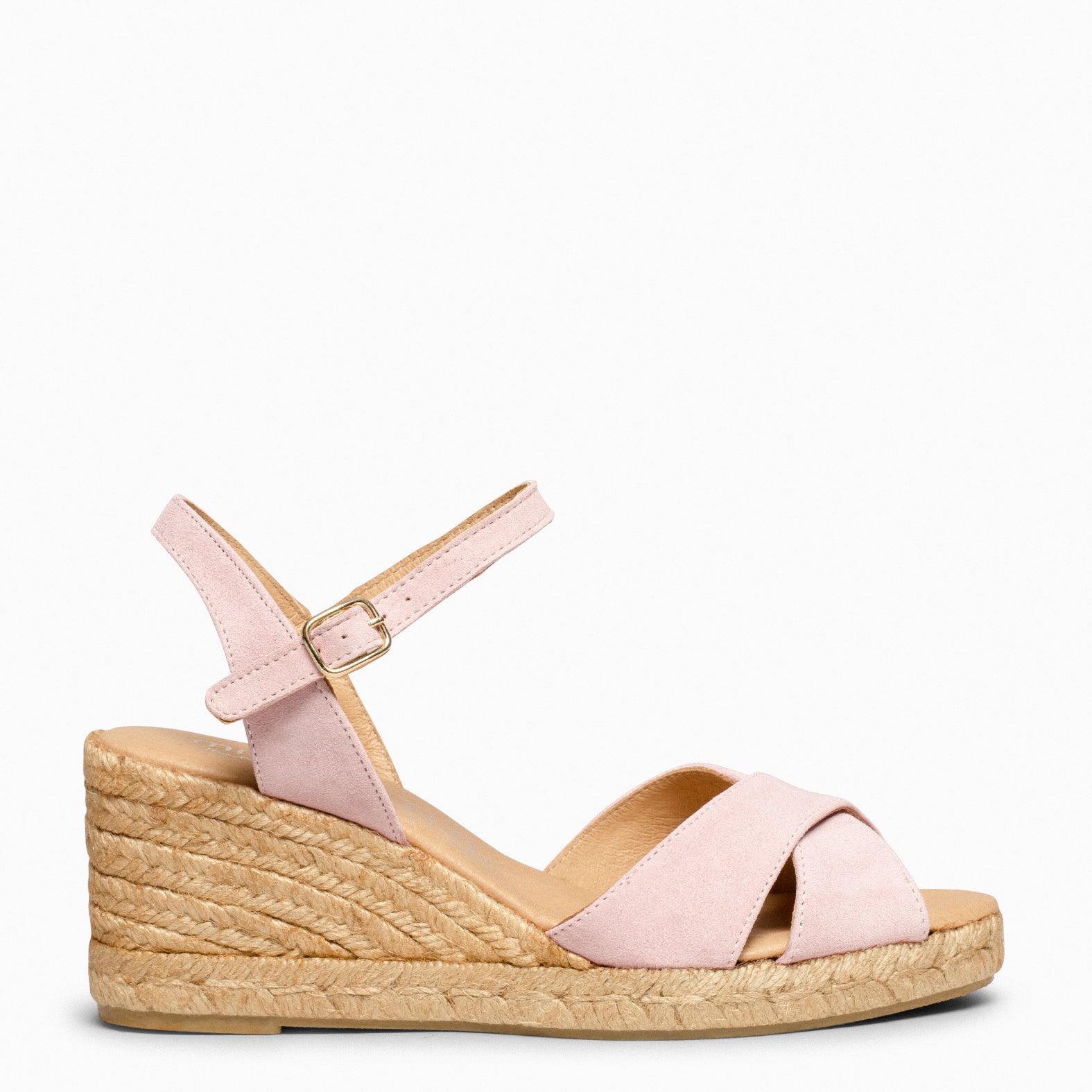 CALPE - PINK SUEDE LEATHER ESPADRILLE