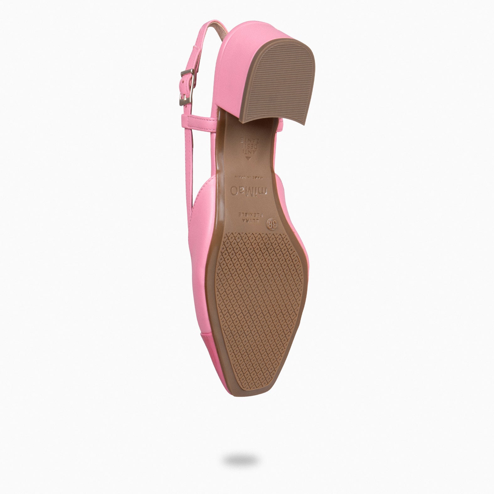 AUDREY - Zapatos destalonados con puntera ROSA - miMaO ®