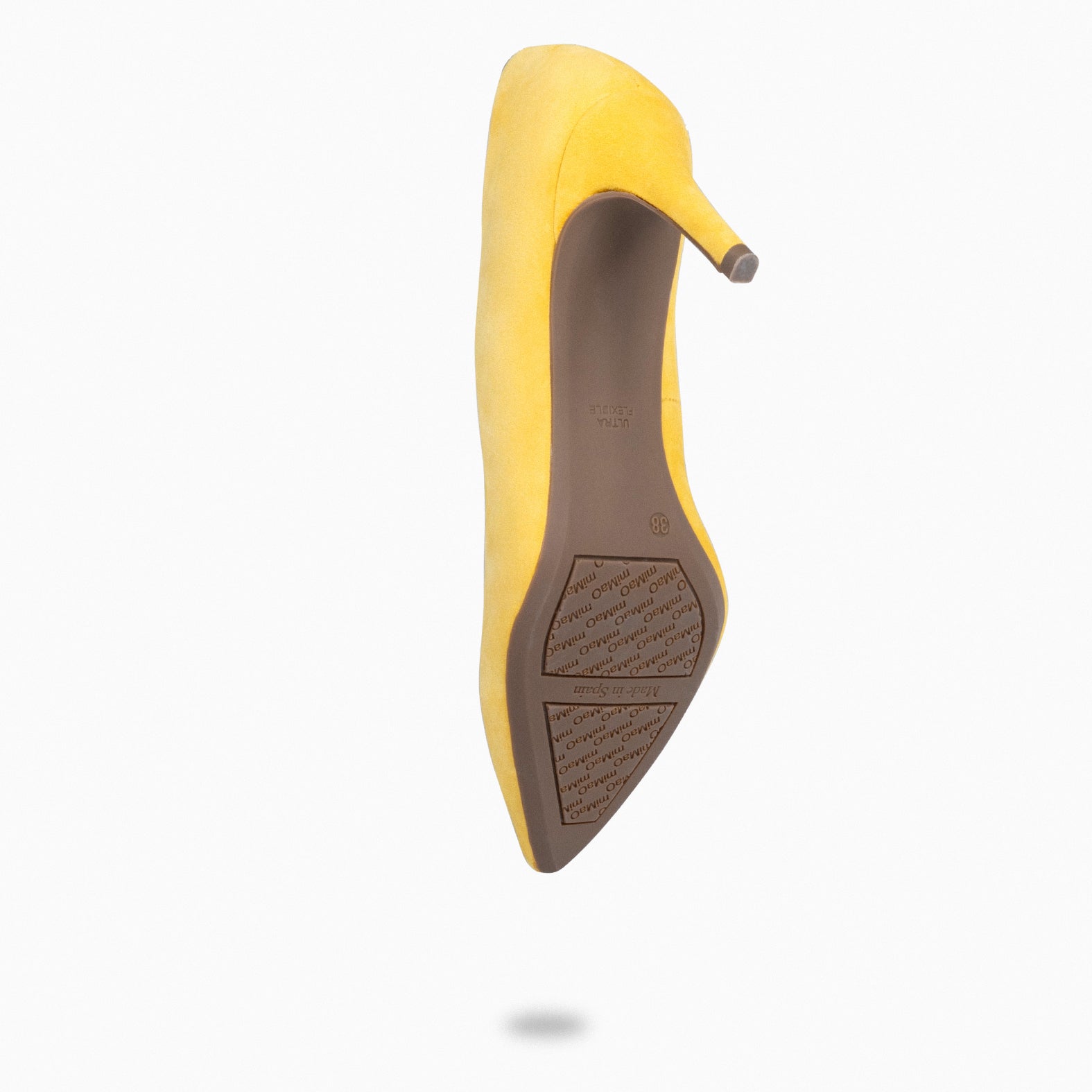 STILETTO - SAPATOS DE SALTO AGULHA AMARELO
