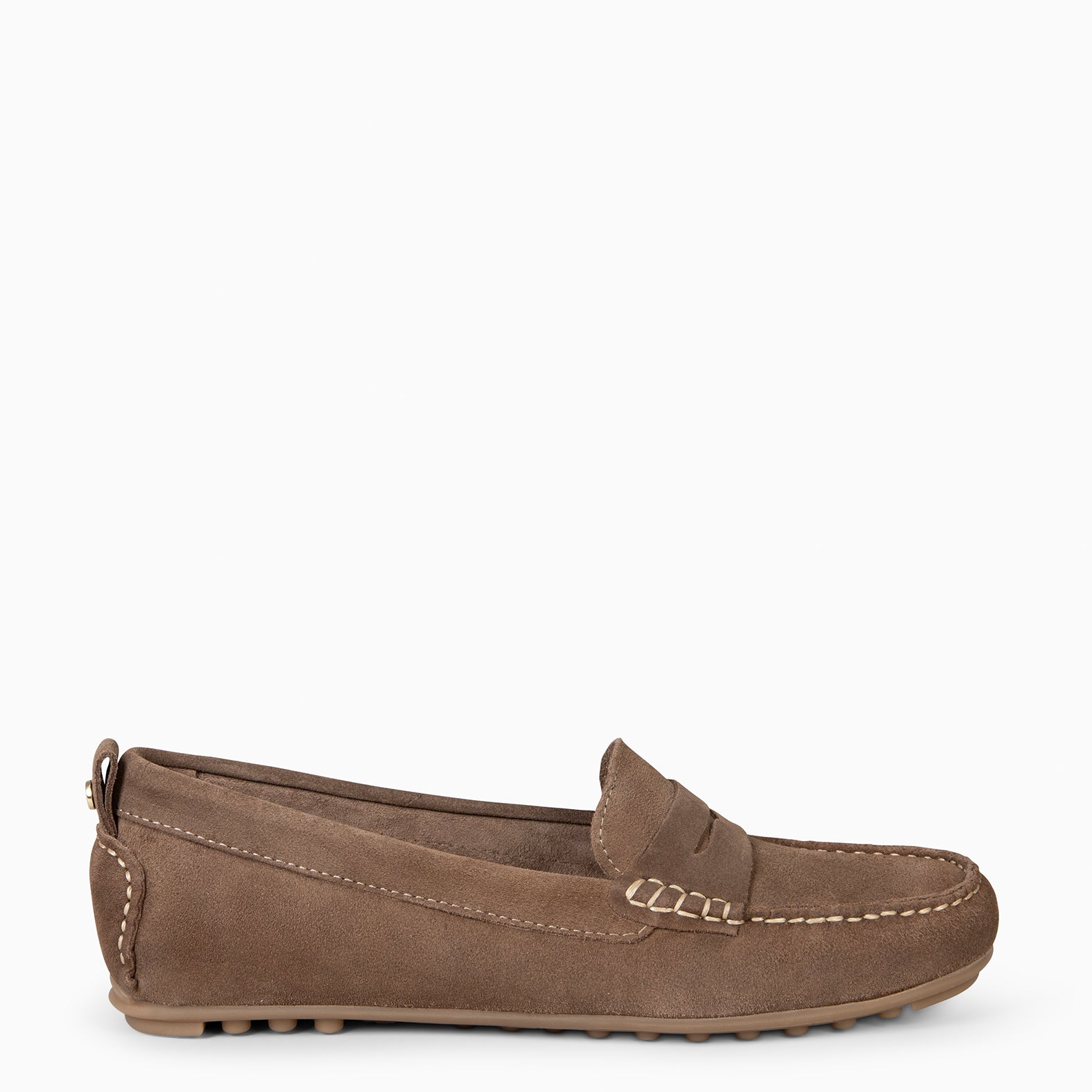 MONTEZ – Mocasín plano con plantilla extraíble TAUPE - miMaO ®