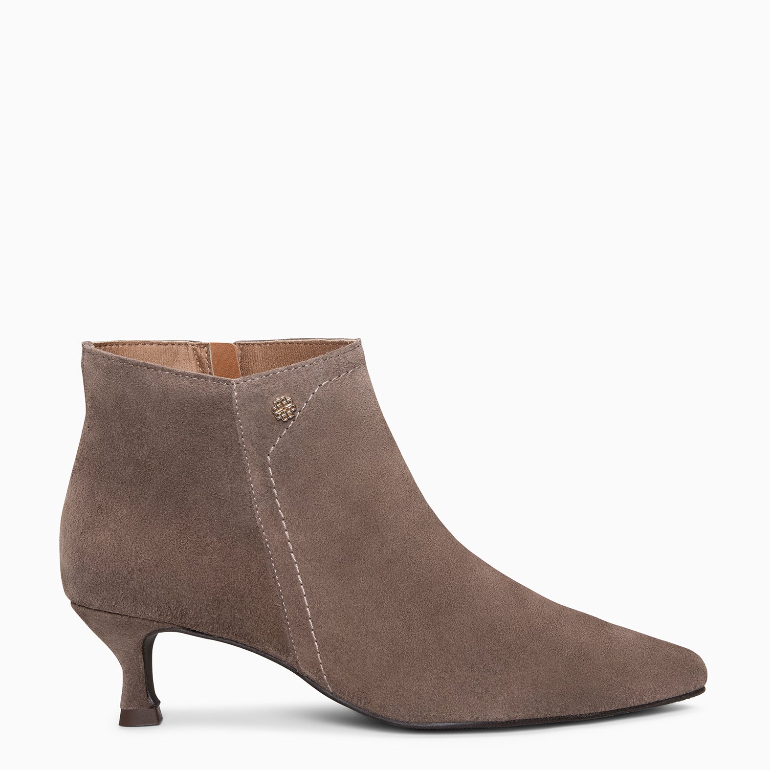 LORD – TAUPE Low heel booties
