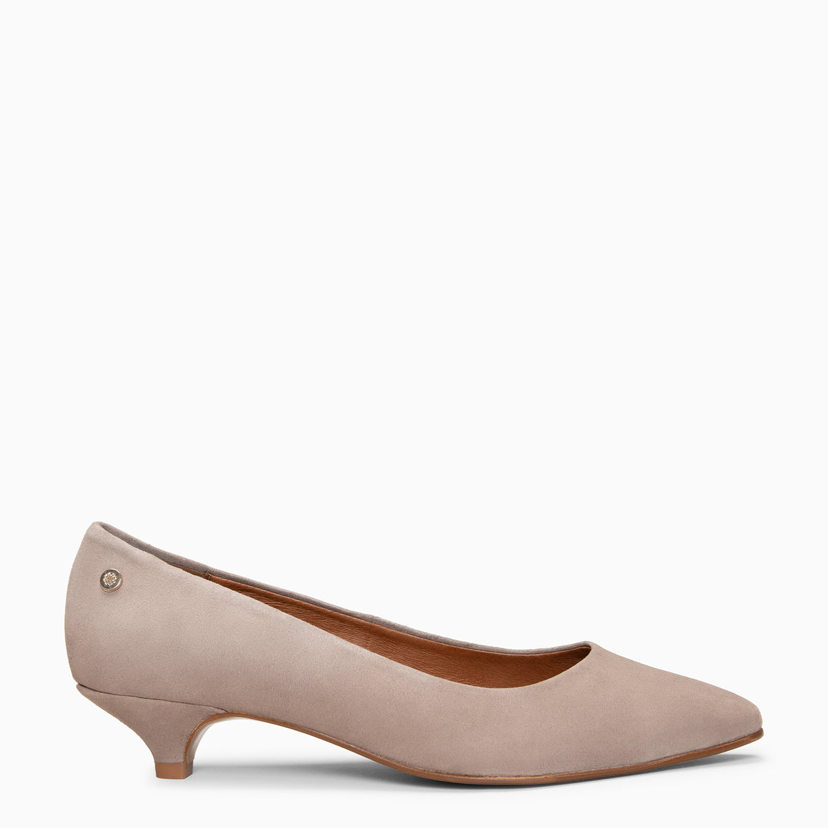 URBAN MINI - TAUPE suede low heel pumps