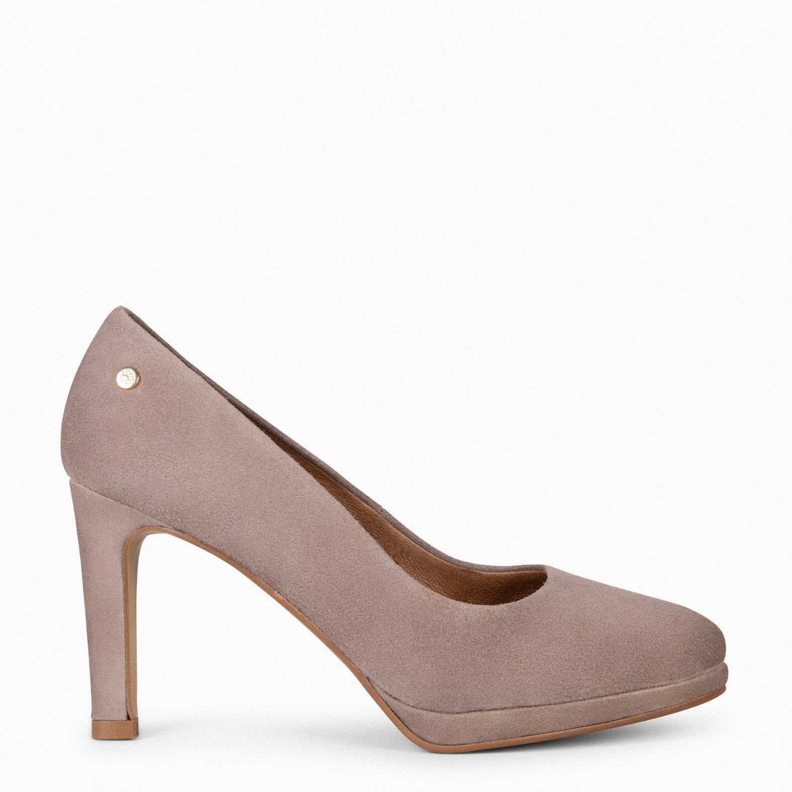 PLATAFORMA - Zapatos de tacón alto y plataforma en TAUPE - miMaO ®