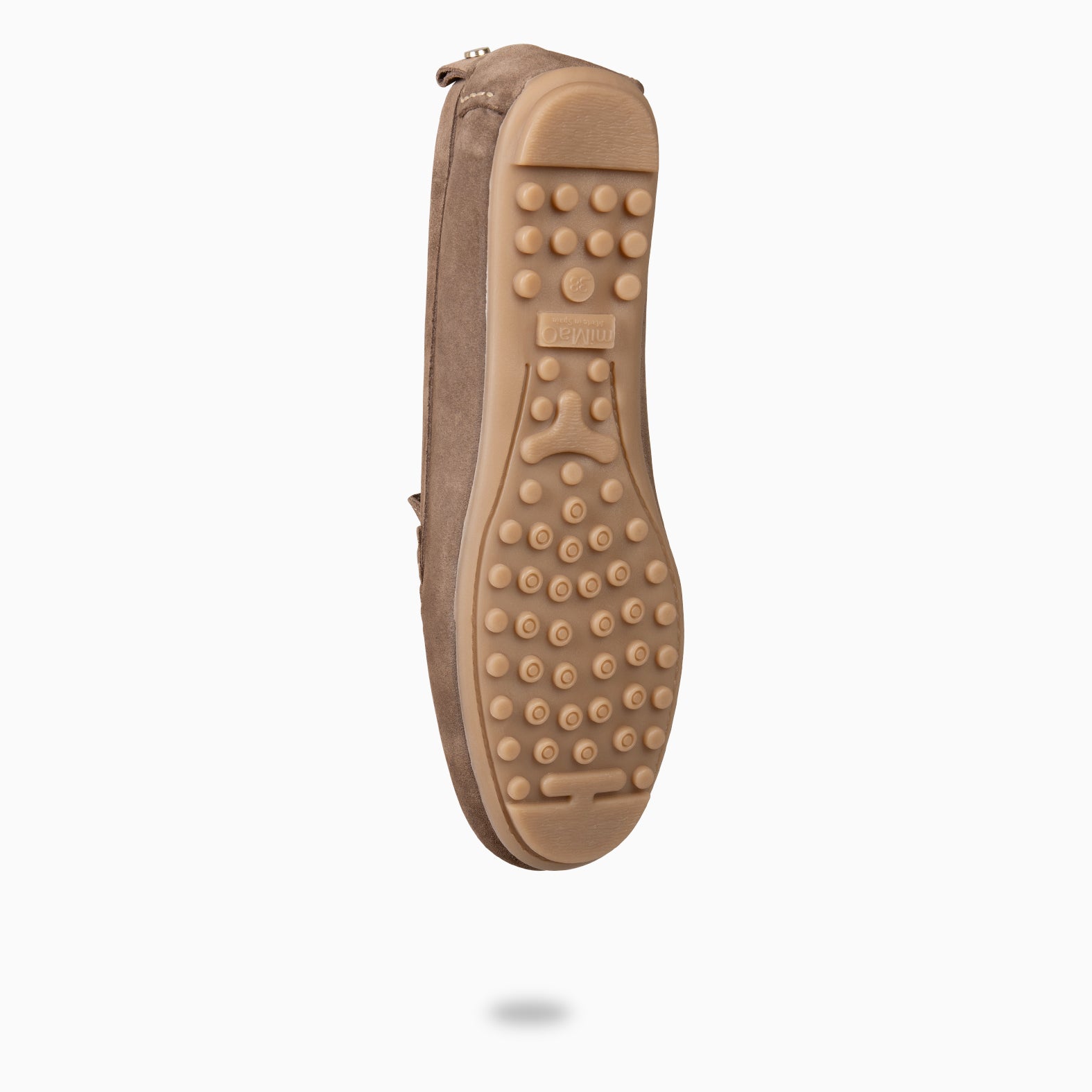 MONTEZ – Mocasín plano con plantilla extraíble TAUPE - miMaO ®