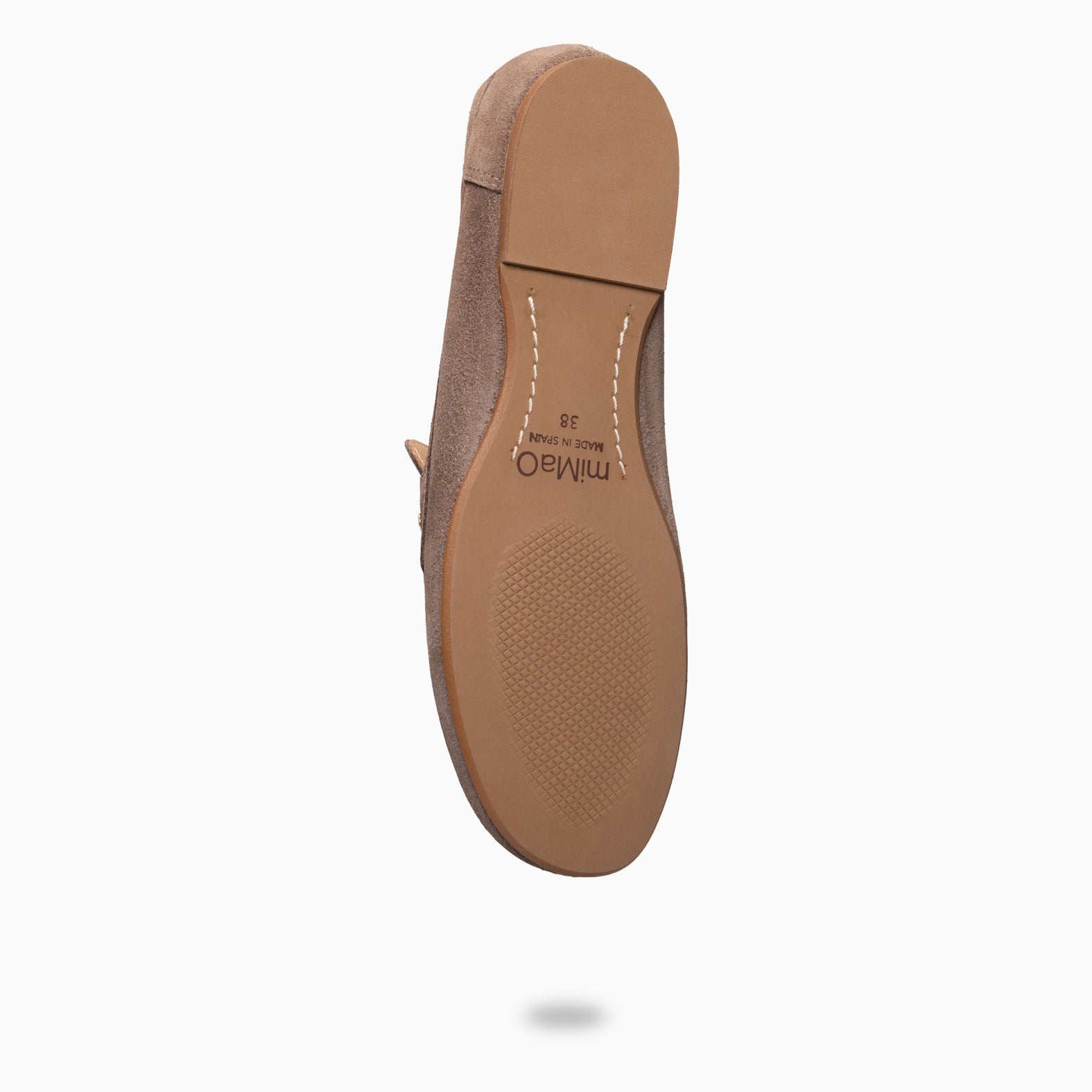 TIERRA - Mocasines de ante Baresoft TAUPE