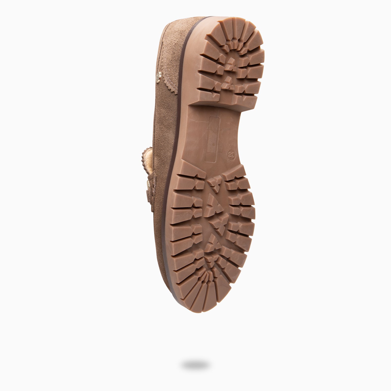 TREVILLA - Mocasín con aplique metálico TAUPE - miMaO ®