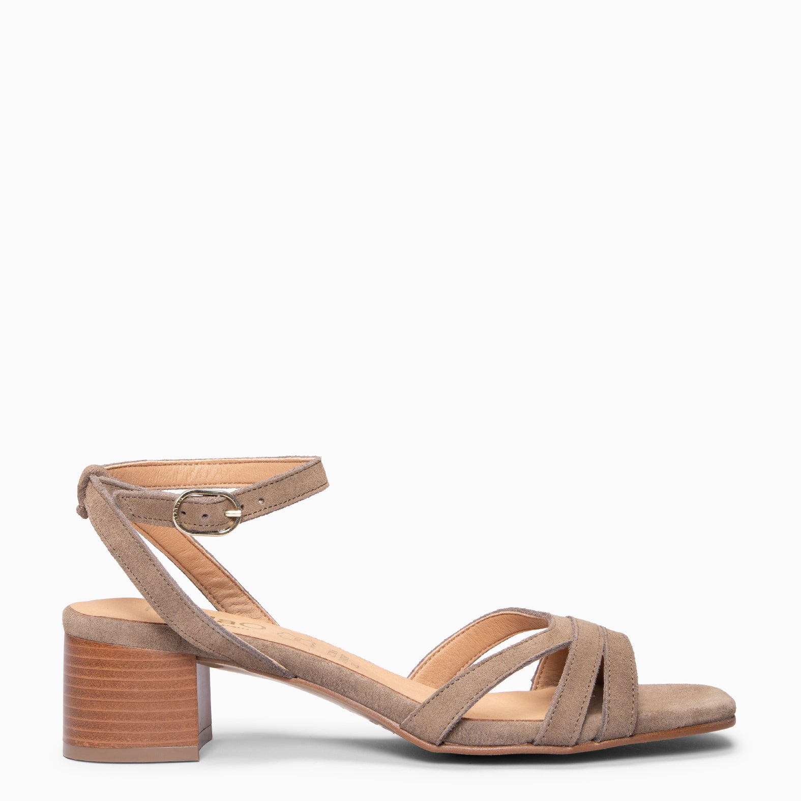 INDA - Sandalia de tacón TAUPE
