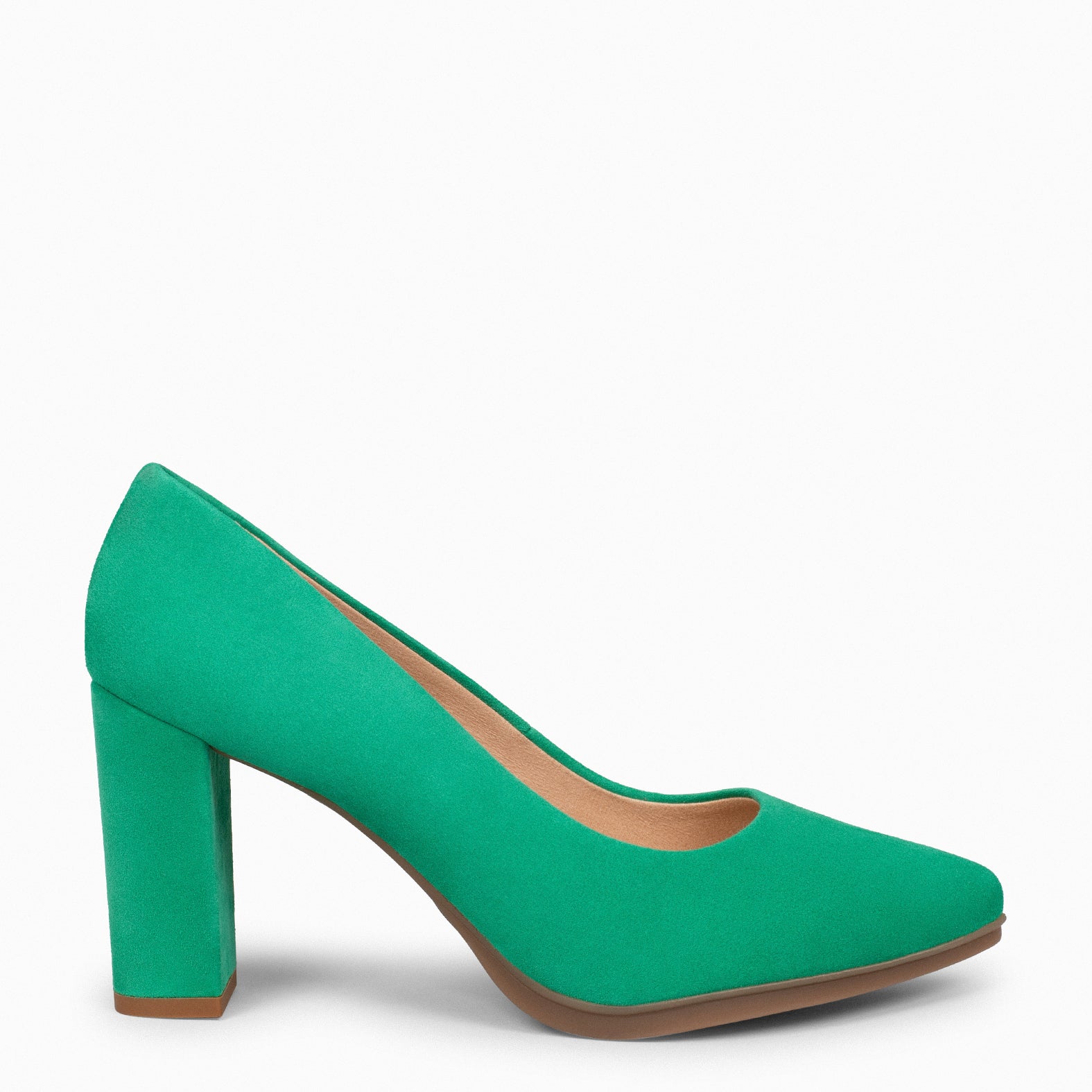 URBAN - Escarpins à talon haut en daim VERT