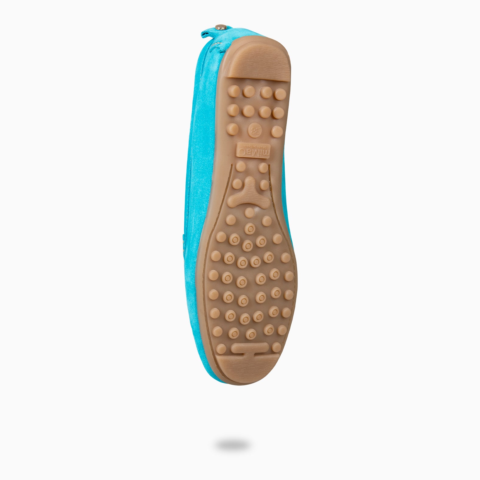 MONTEZ – Mocasín plano con plantilla extraíble TURQUESA - miMaO ®