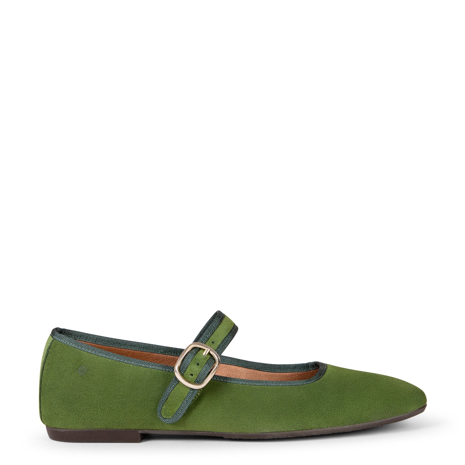 CLARA - Merceditas con puntera cuadrada VERDE - miMaO ®