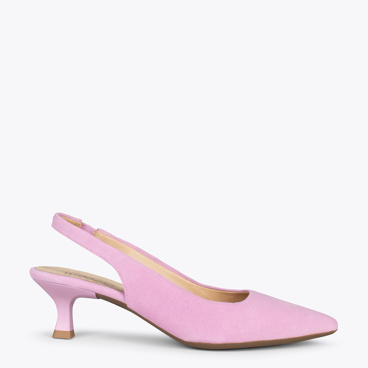 KITTEN DESTALONADO – Zapatos de tacón acampanado ROSA