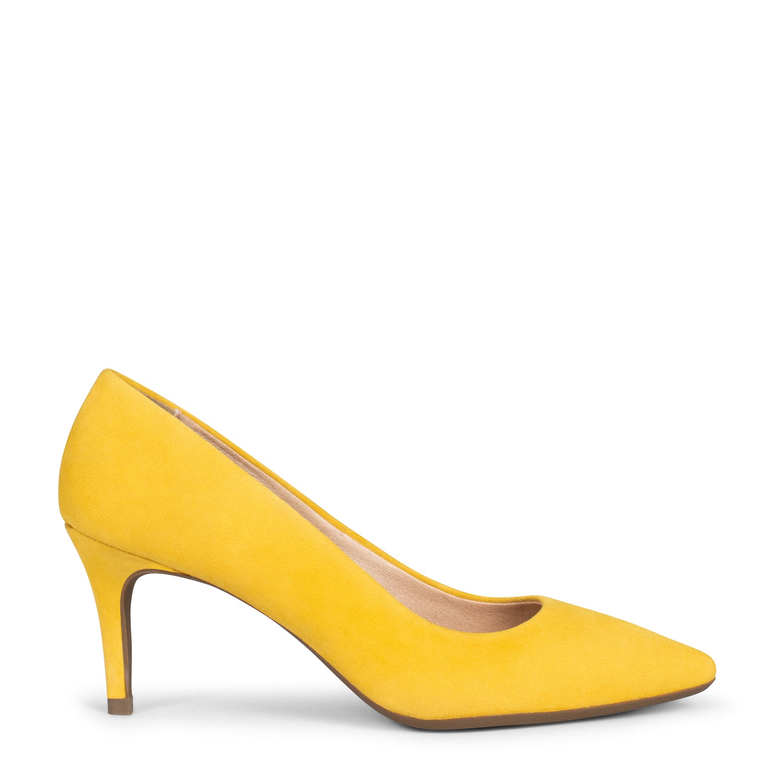 STILETTO - SAPATOS DE SALTO AGULHA AMARELO