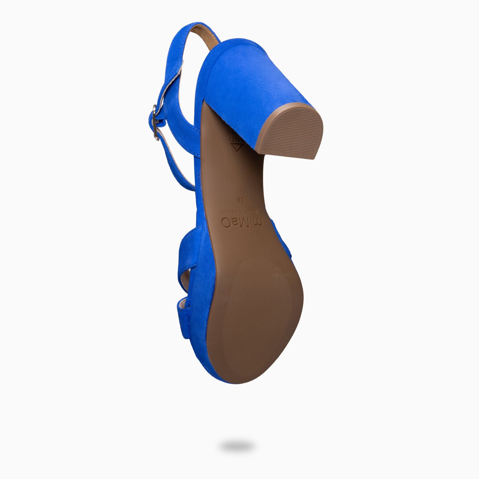 PARIS - ELECTRIC BLUE HIGH HEEL SANDAL WITH PLATFORM