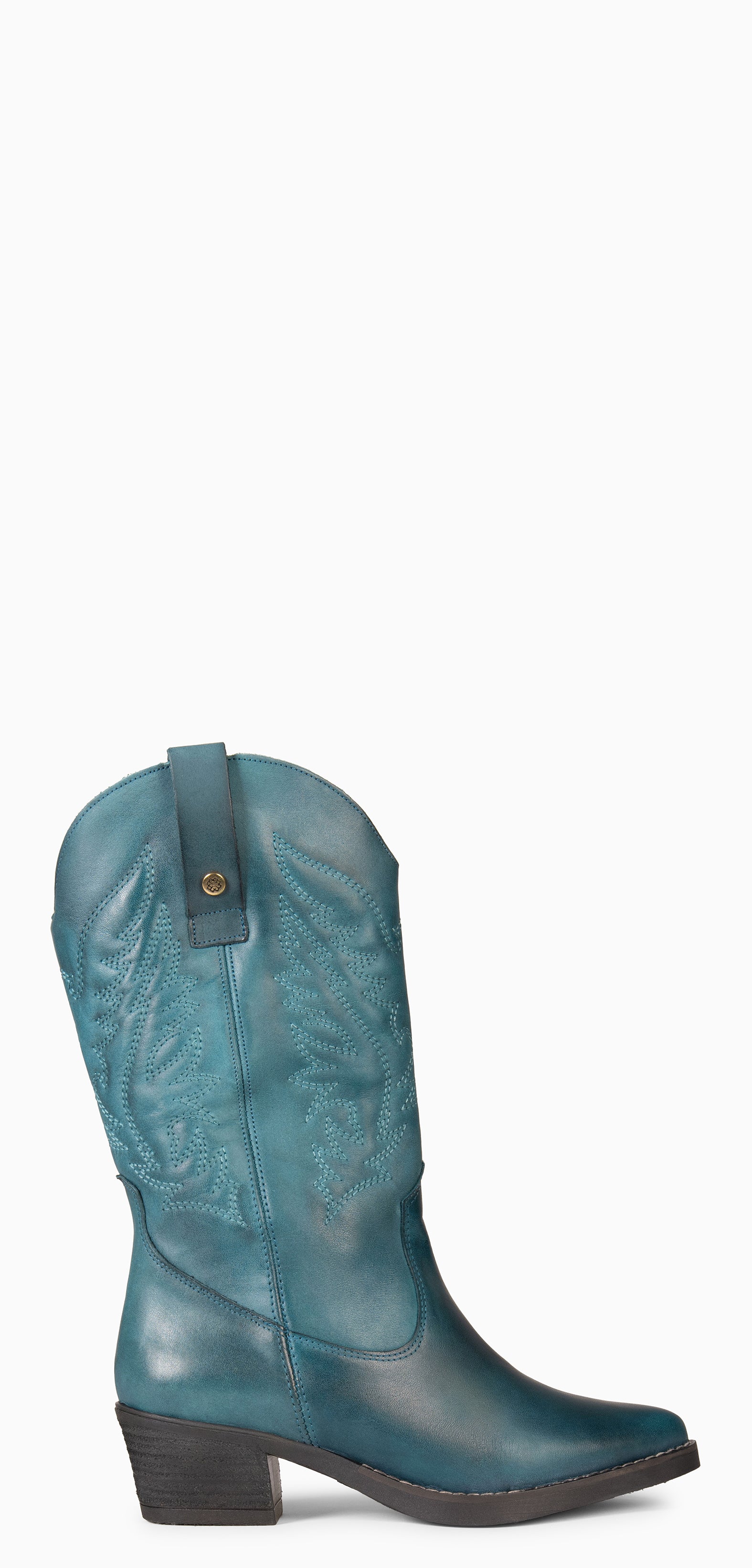 UTAH - Botas Cowboy bordado AZUL - miMaO ®
