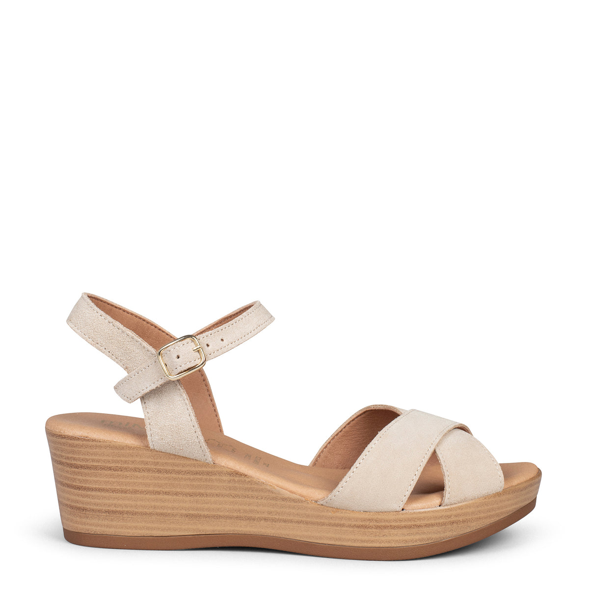 MAR - Cuñas Ligeras de tiras cruzadas BEIGE